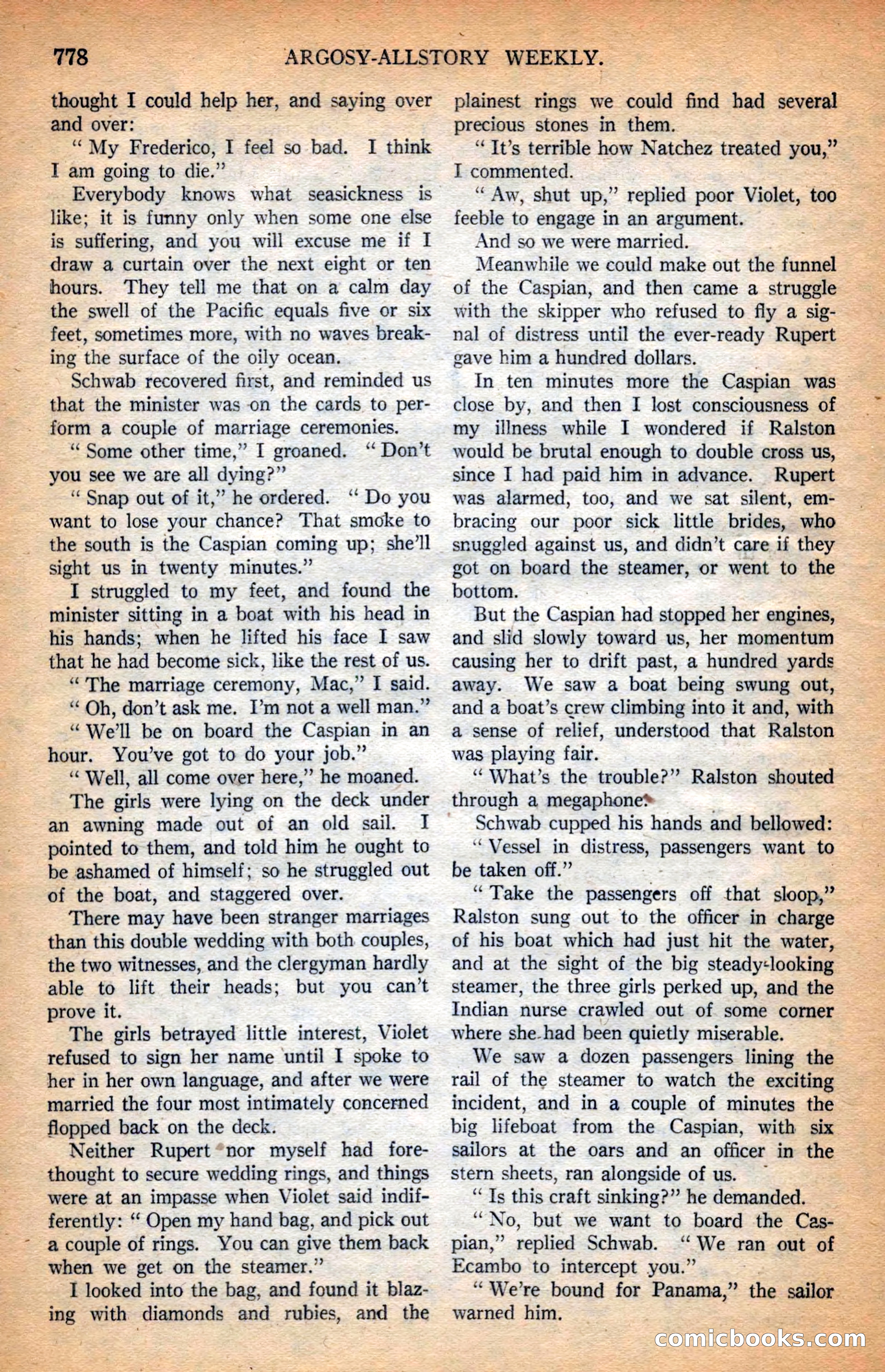 Argosy All-Story Weekly — page 140 of 164