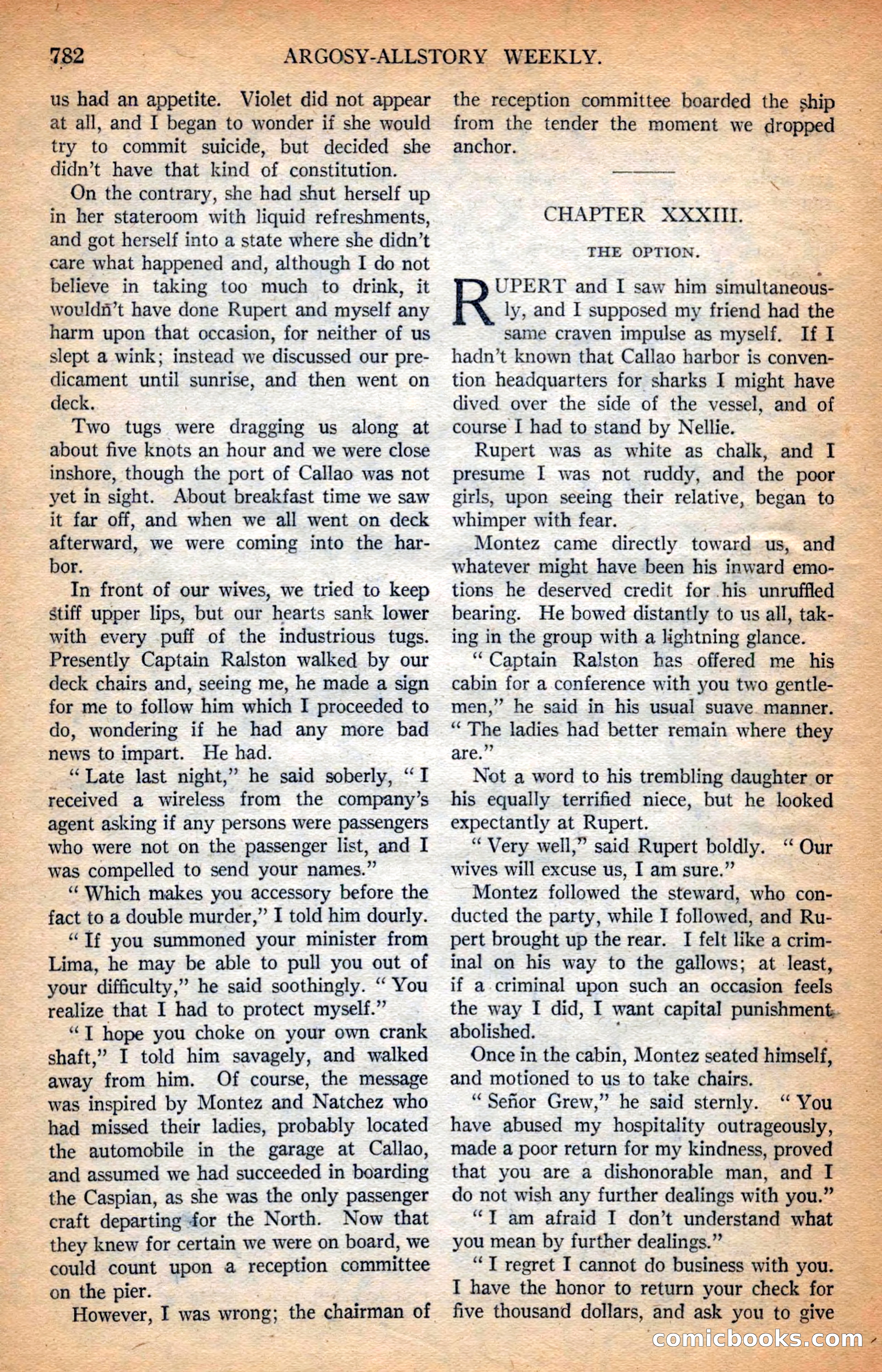 Argosy All-Story Weekly — page 144 of 164
