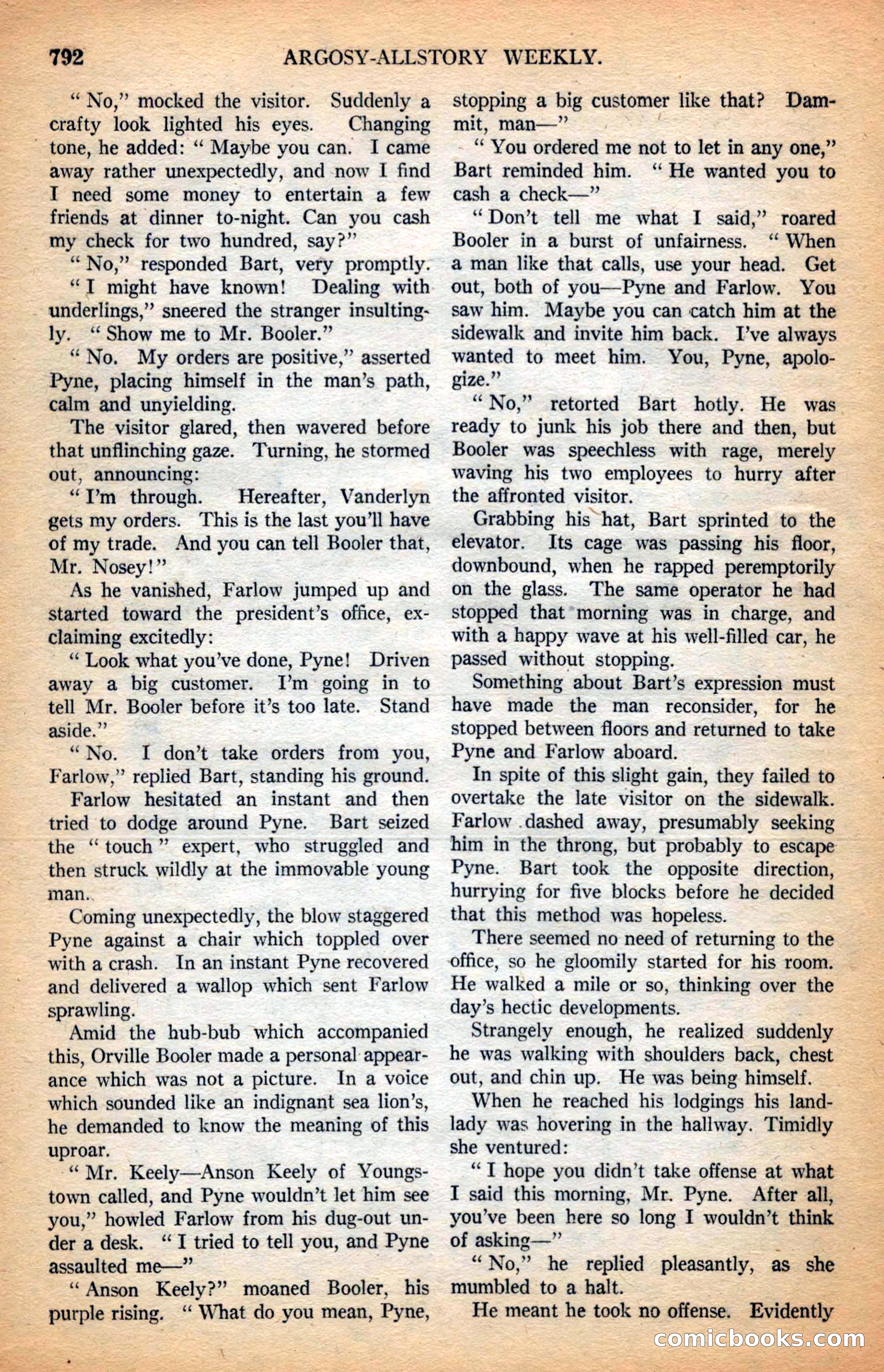 Argosy All-Story Weekly — page 154 of 164