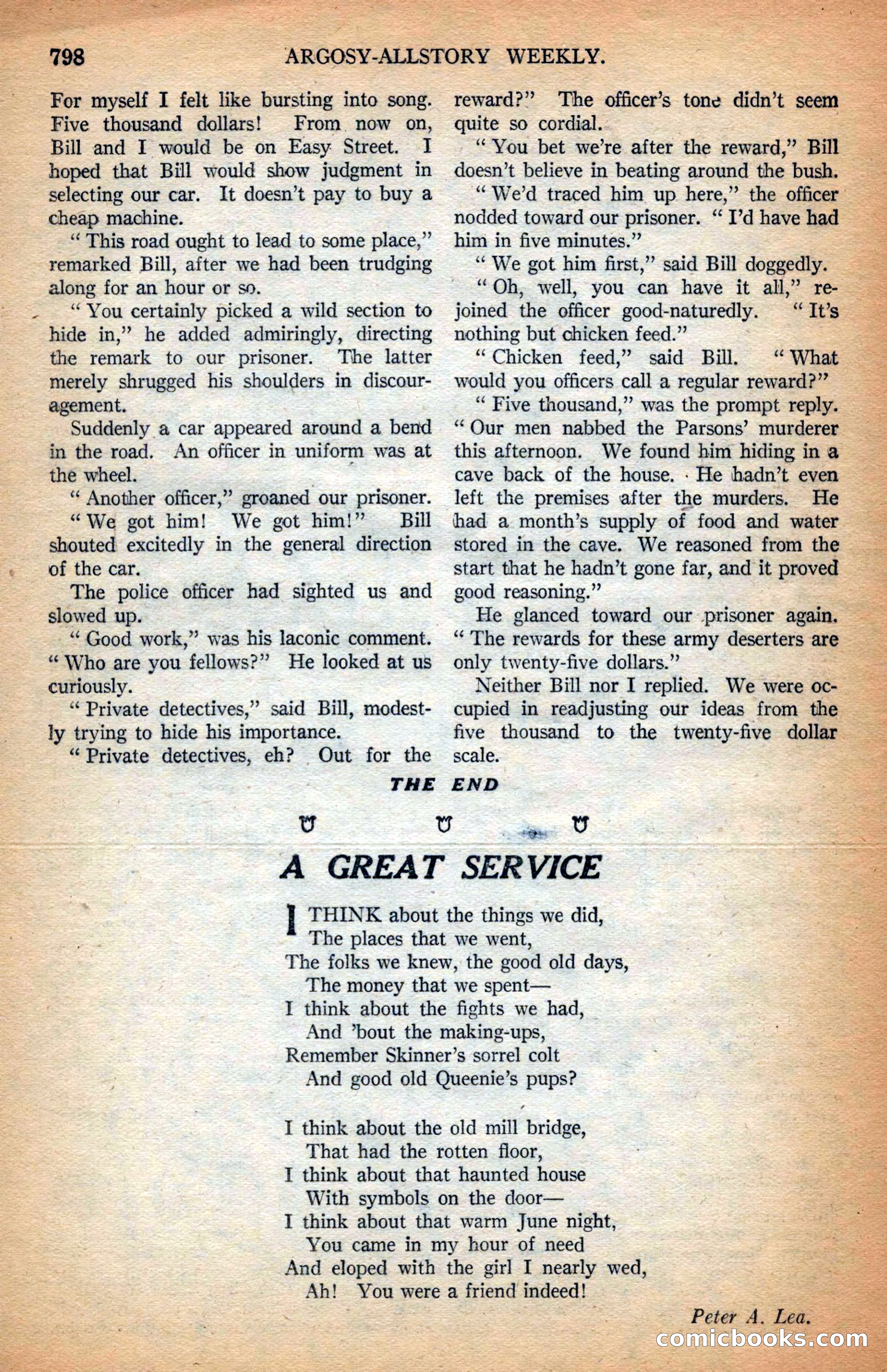 Argosy All-Story Weekly — page 160 of 164