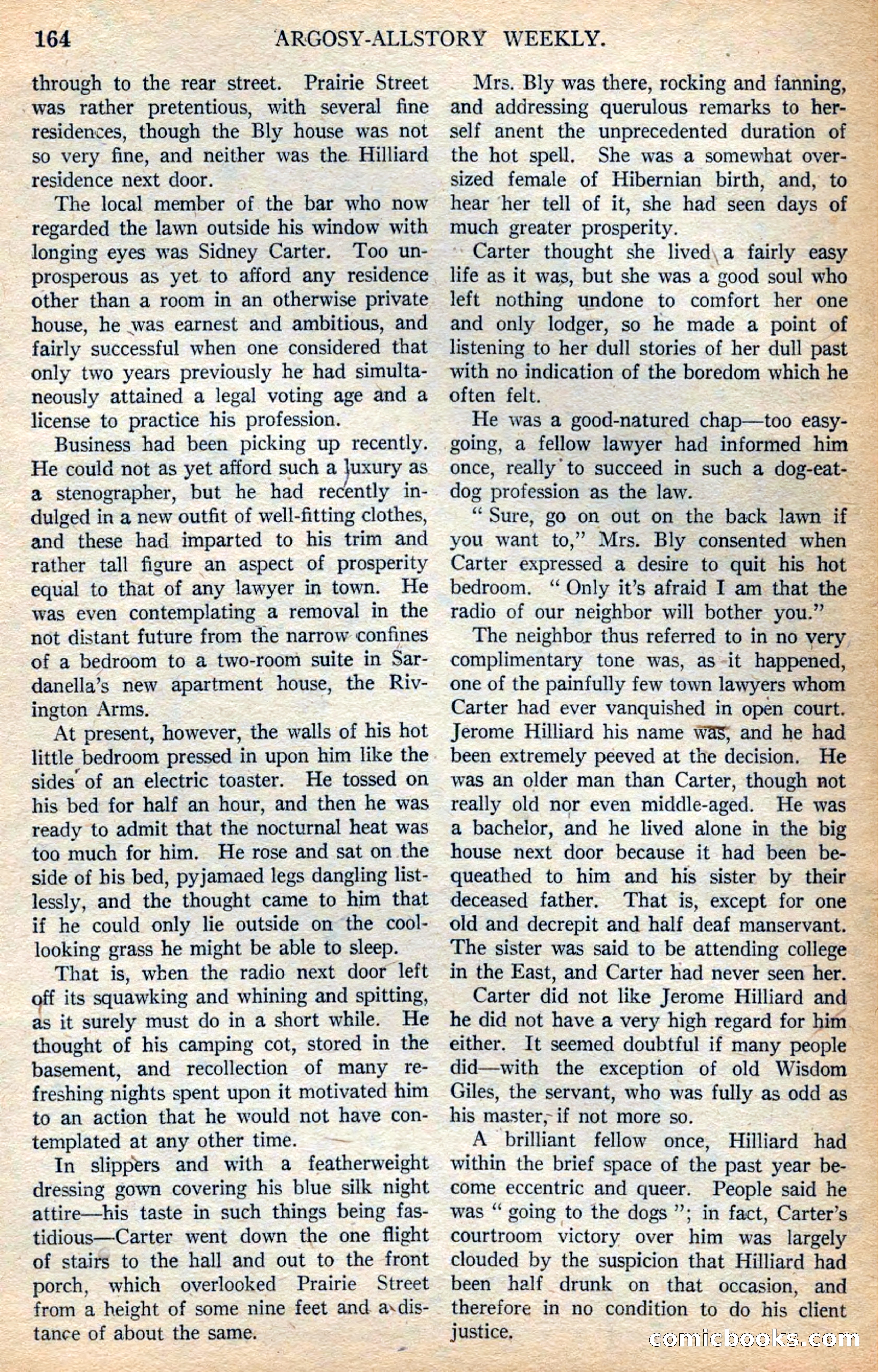 Argosy All-Story Weekly — page 10 of 168