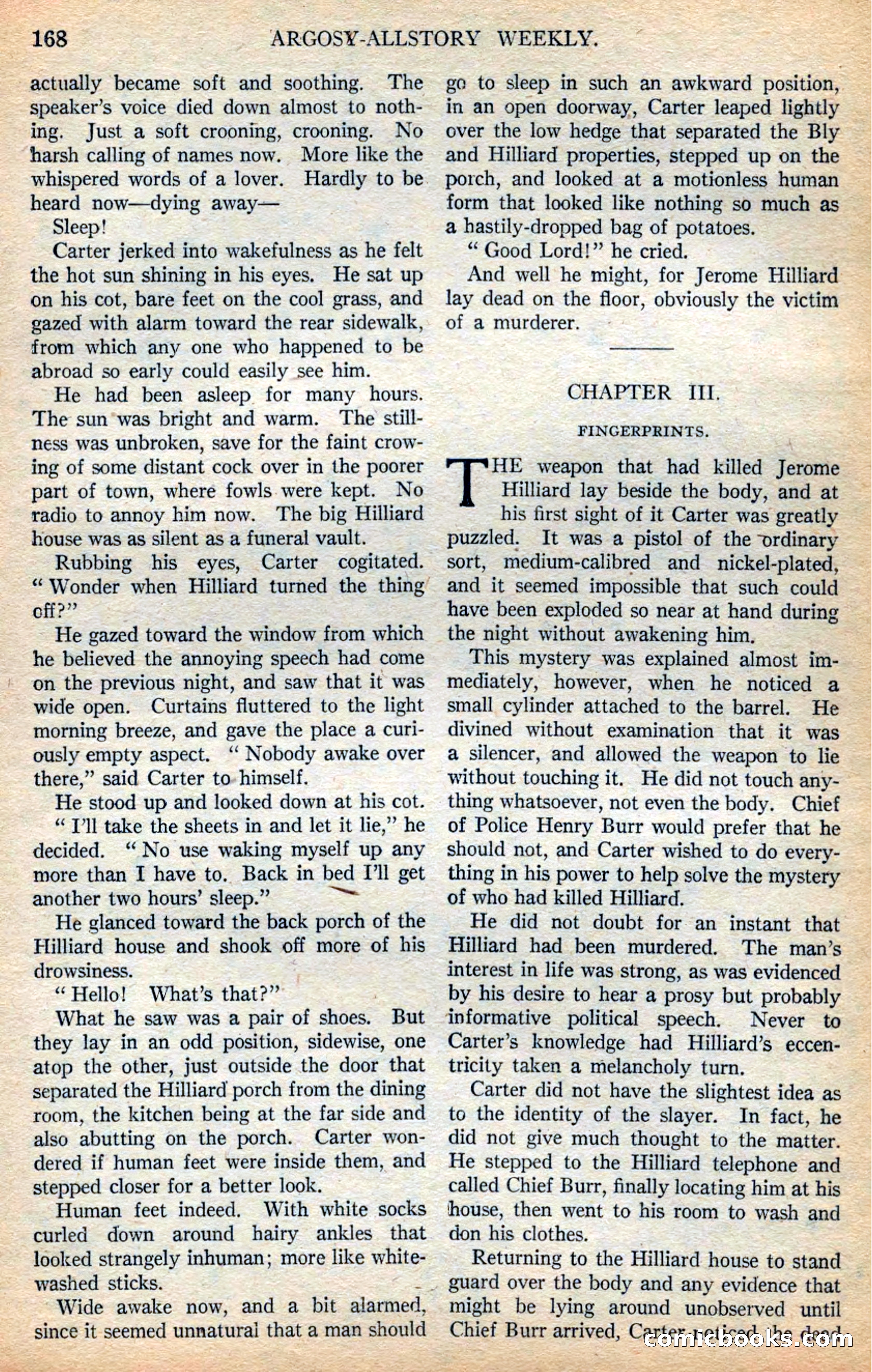 Argosy All-Story Weekly — page 14 of 168