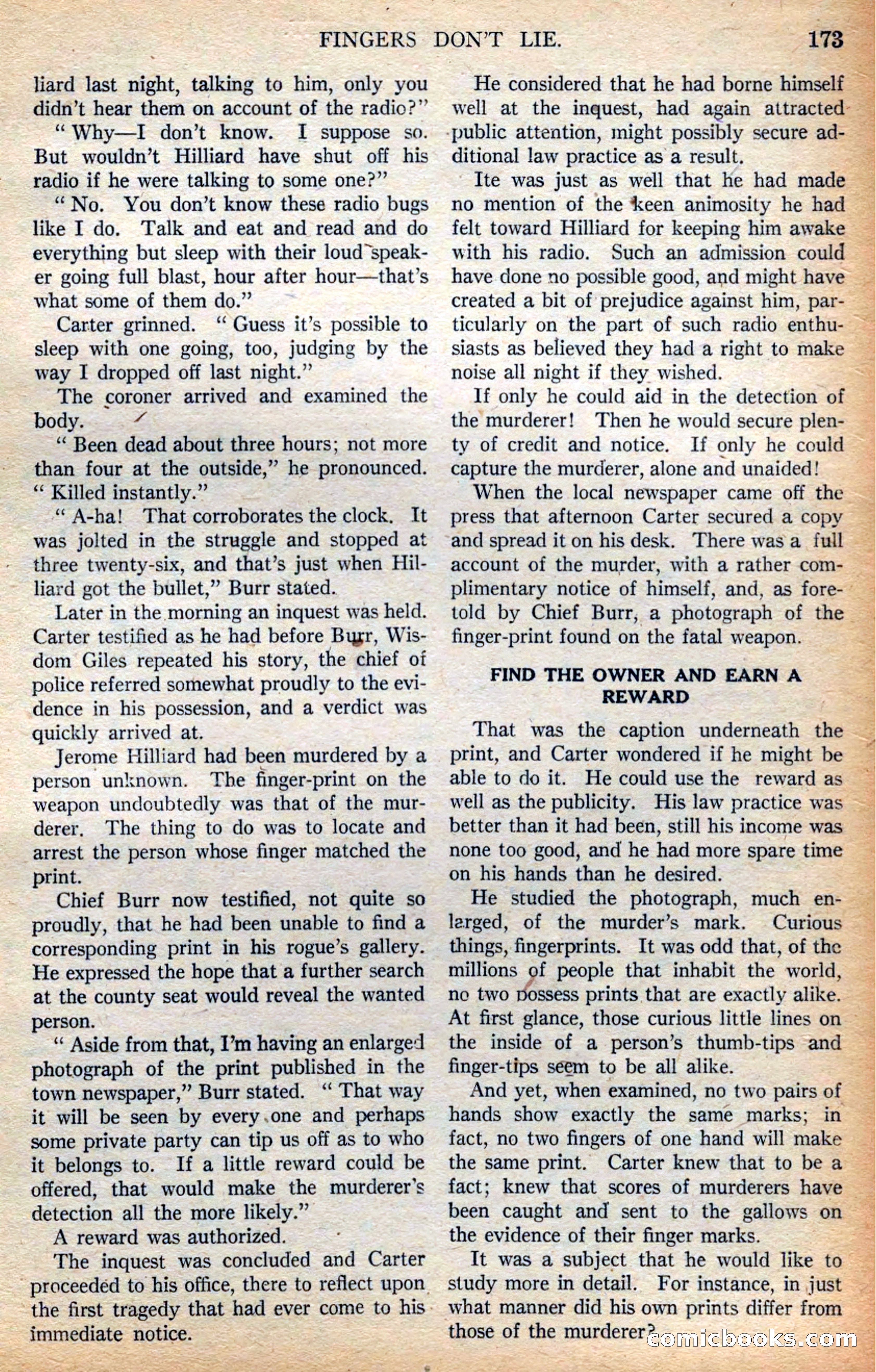 Argosy All-Story Weekly — page 19 of 168