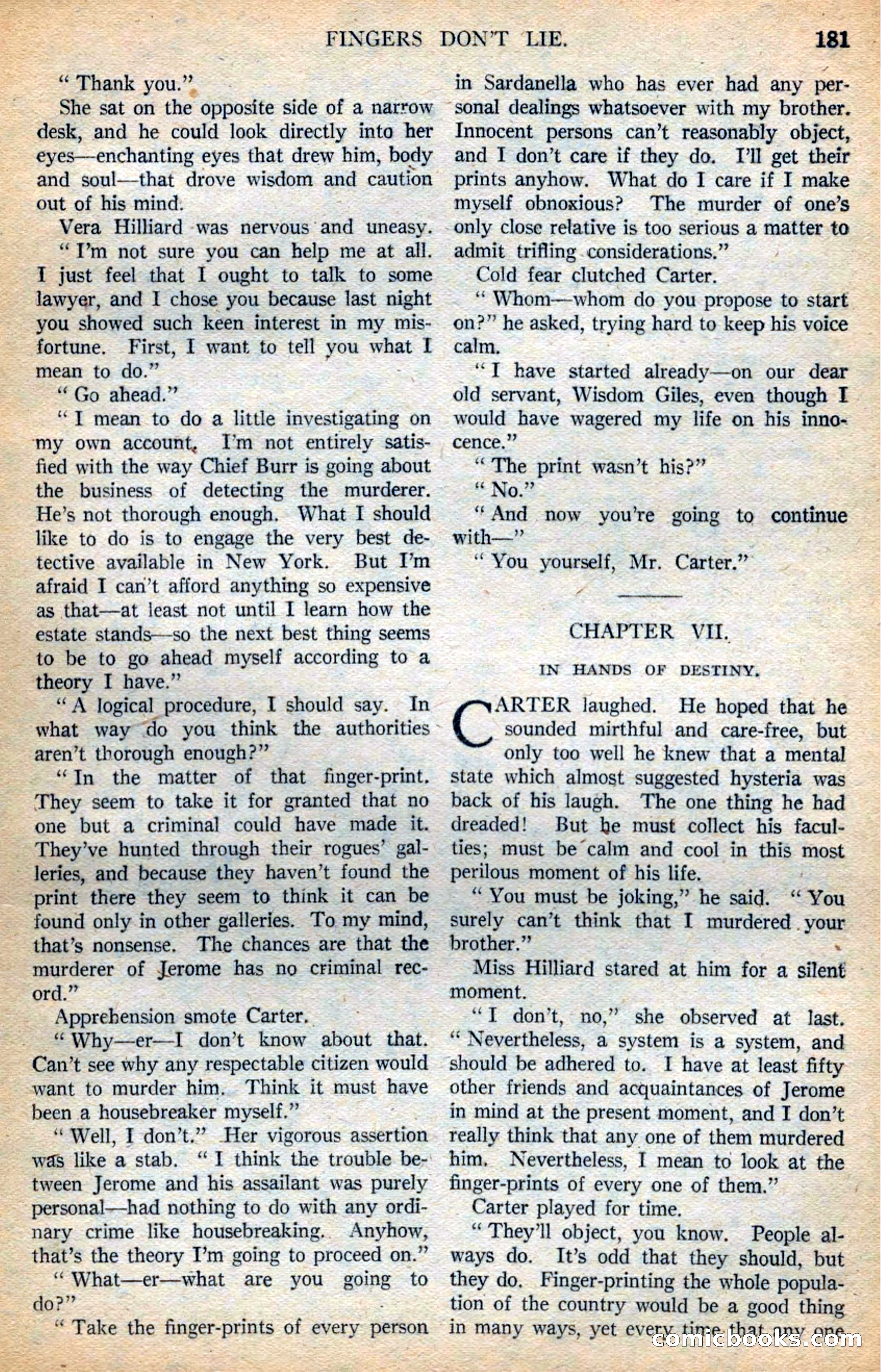Argosy All-Story Weekly — page 27 of 168