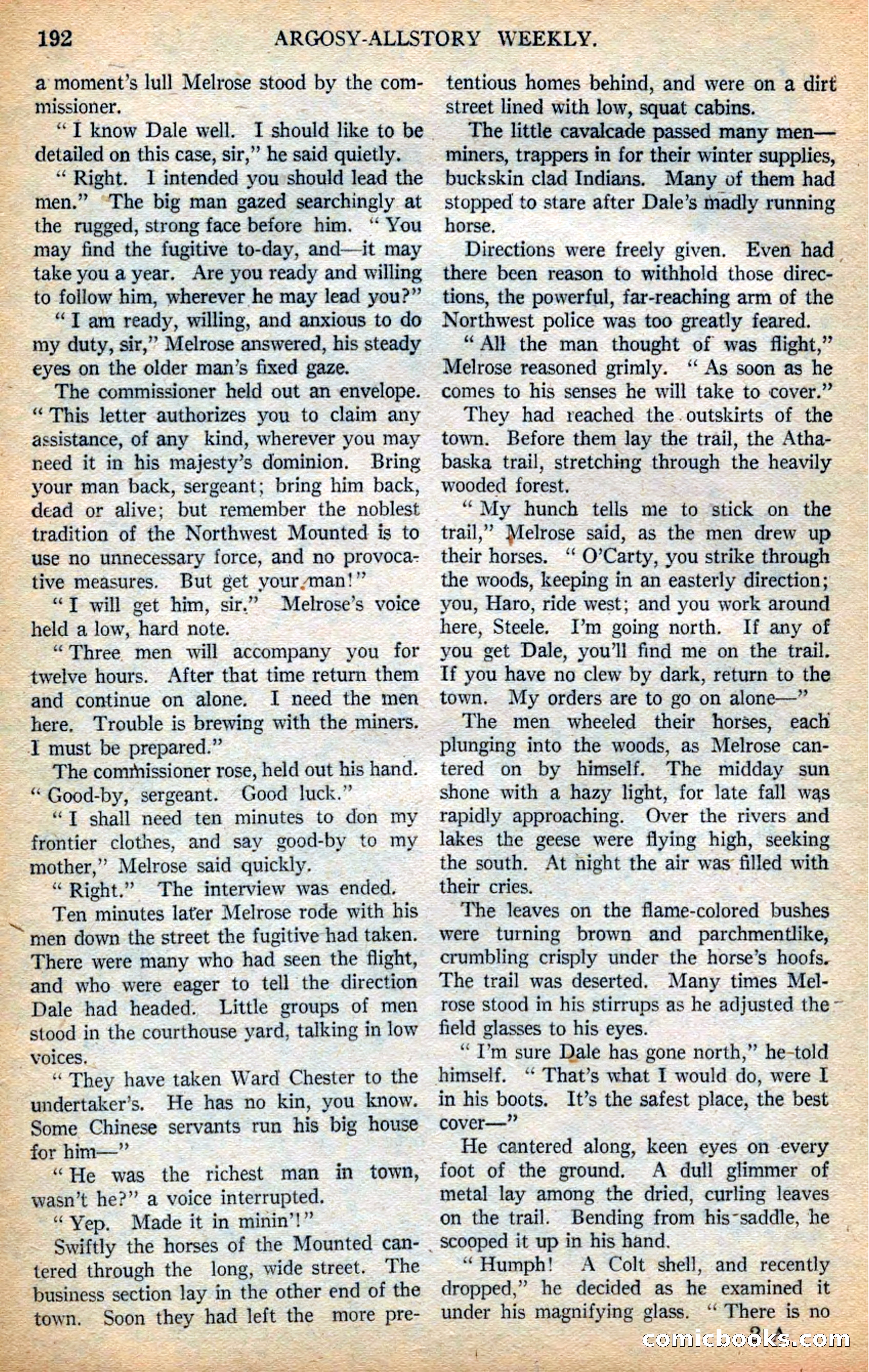 Argosy All-Story Weekly — page 38 of 168