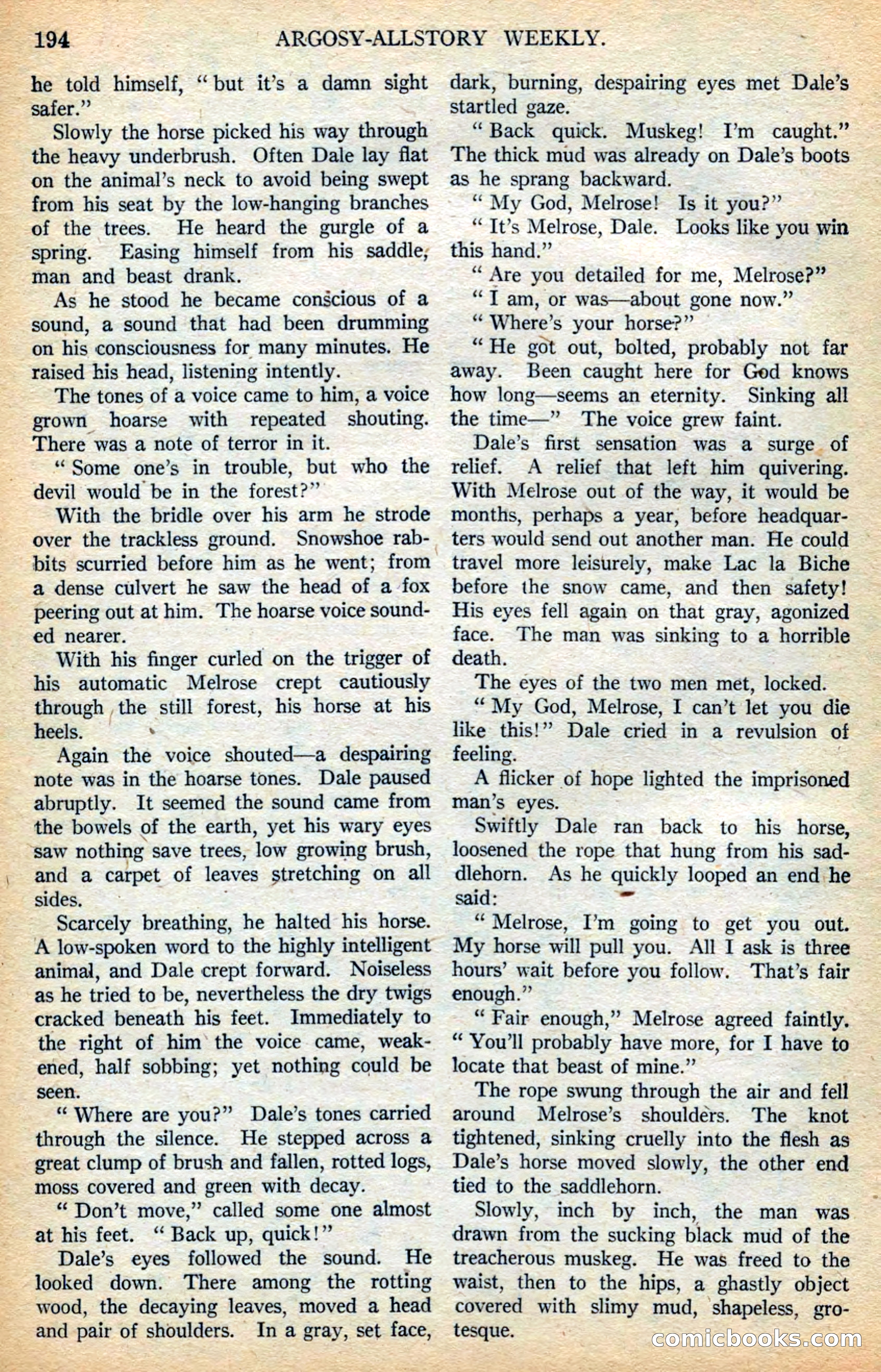 Argosy All-Story Weekly — page 40 of 168