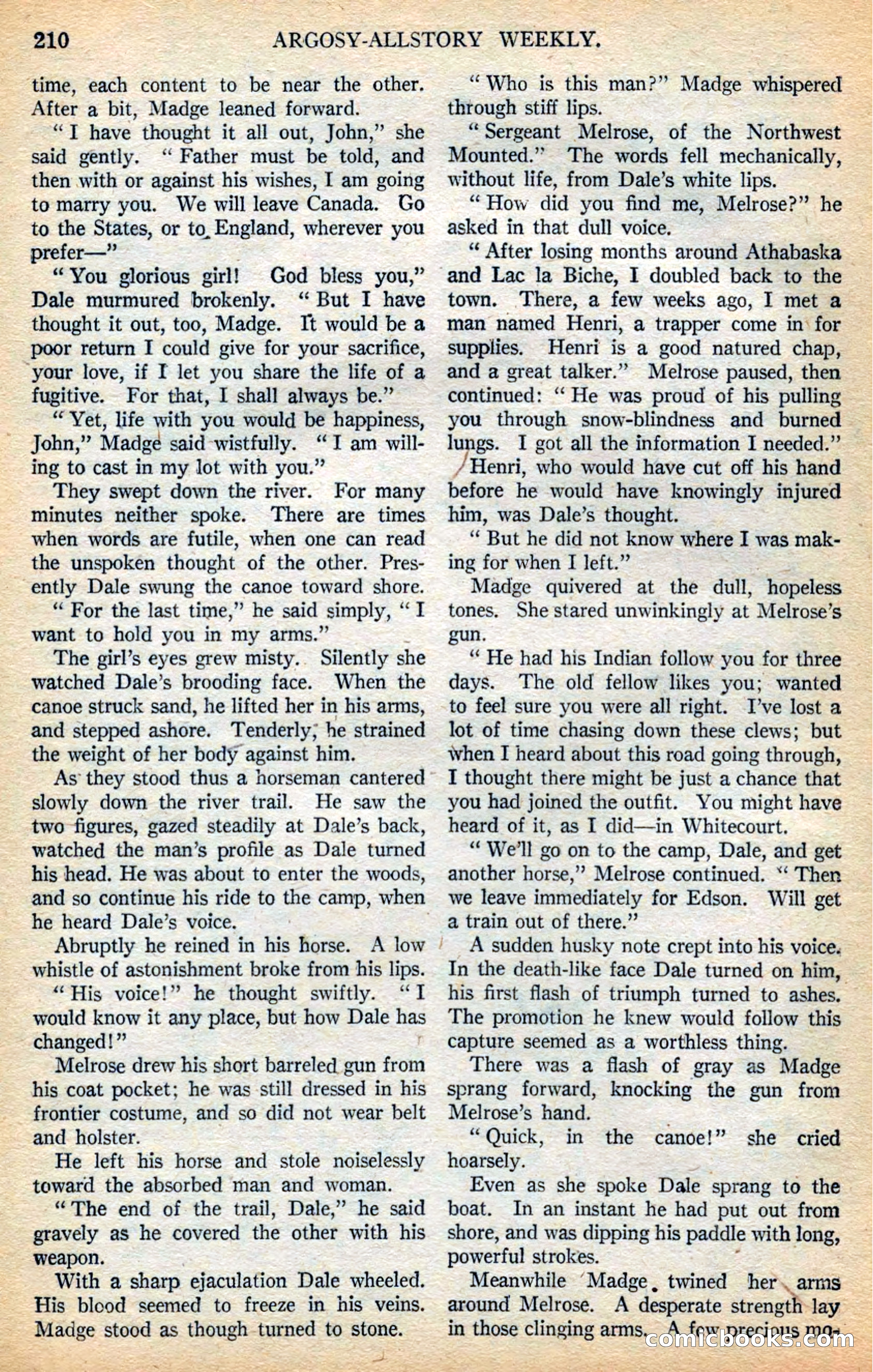 Argosy All-Story Weekly — page 56 of 168