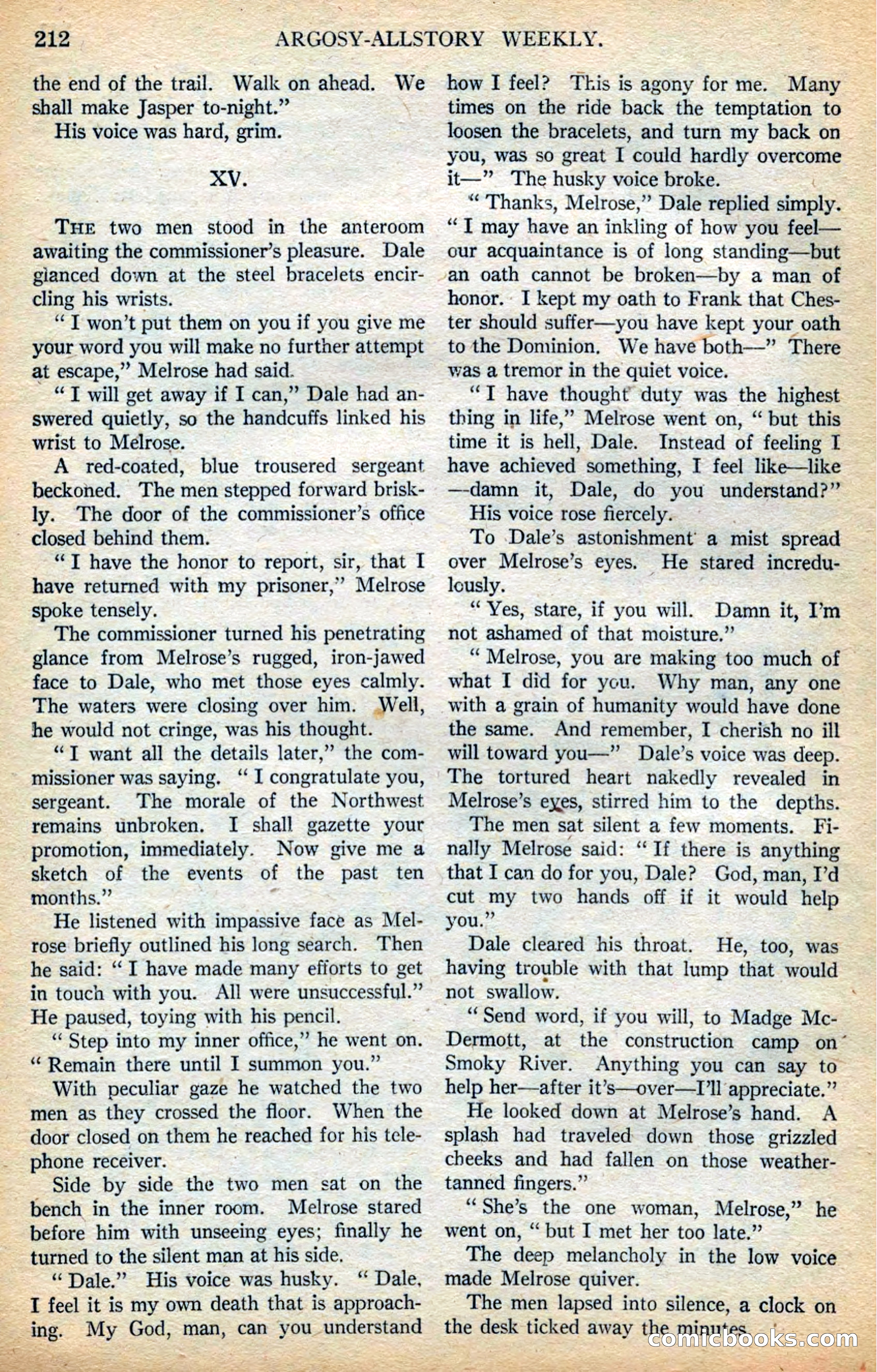 Argosy All-Story Weekly — page 58 of 168