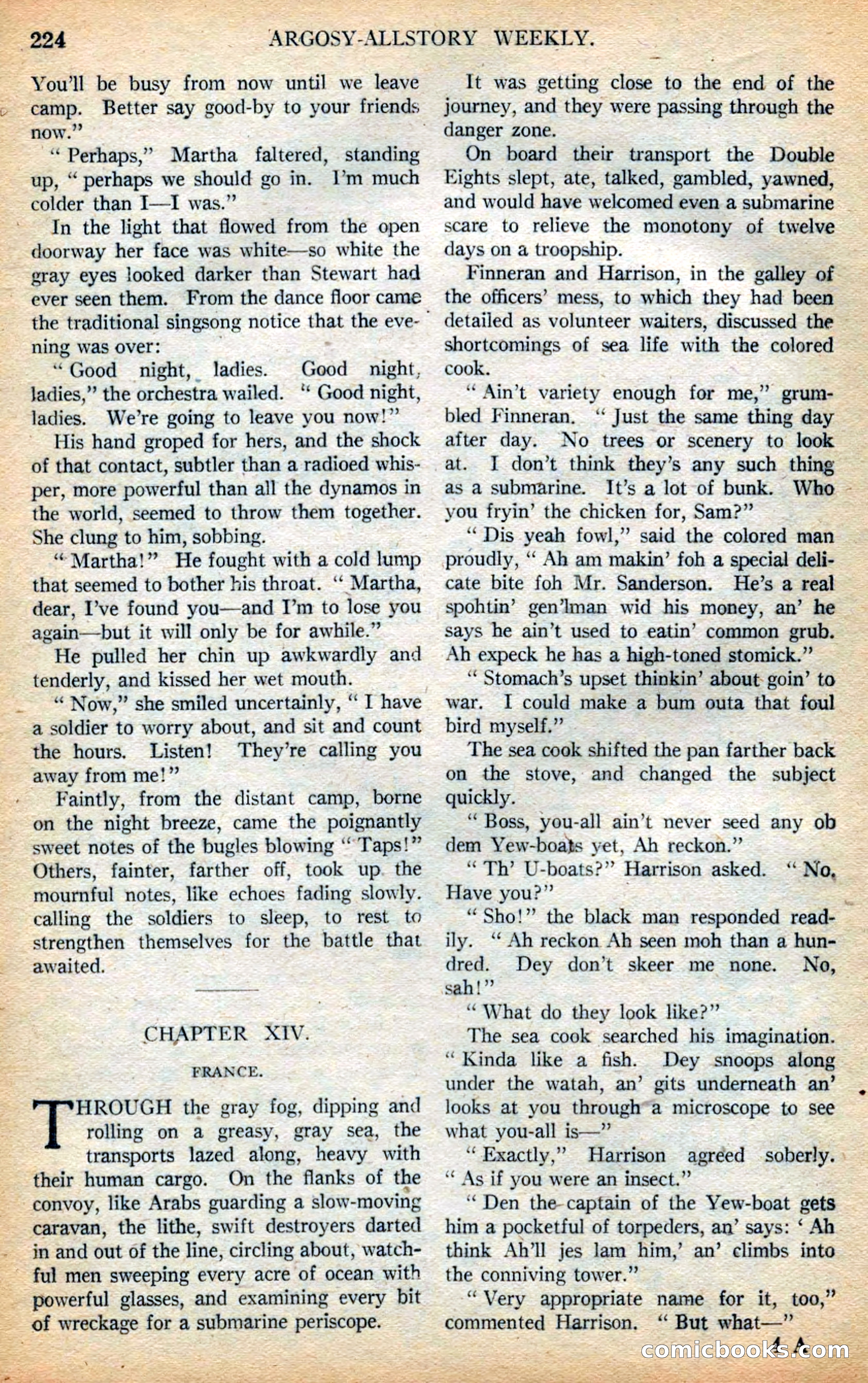 Argosy All-Story Weekly — page 70 of 168