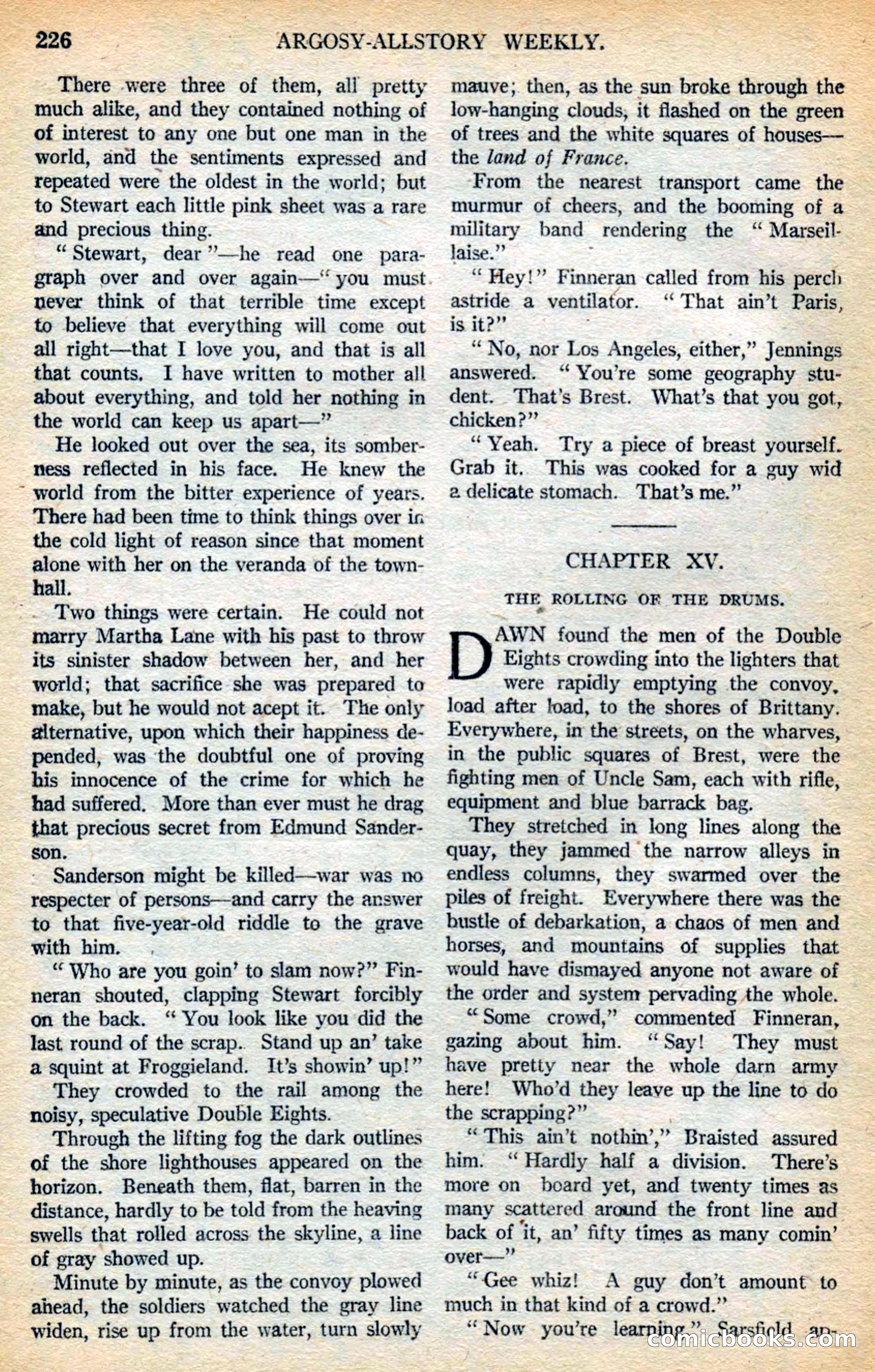 Argosy All-Story Weekly — page 72 of 168