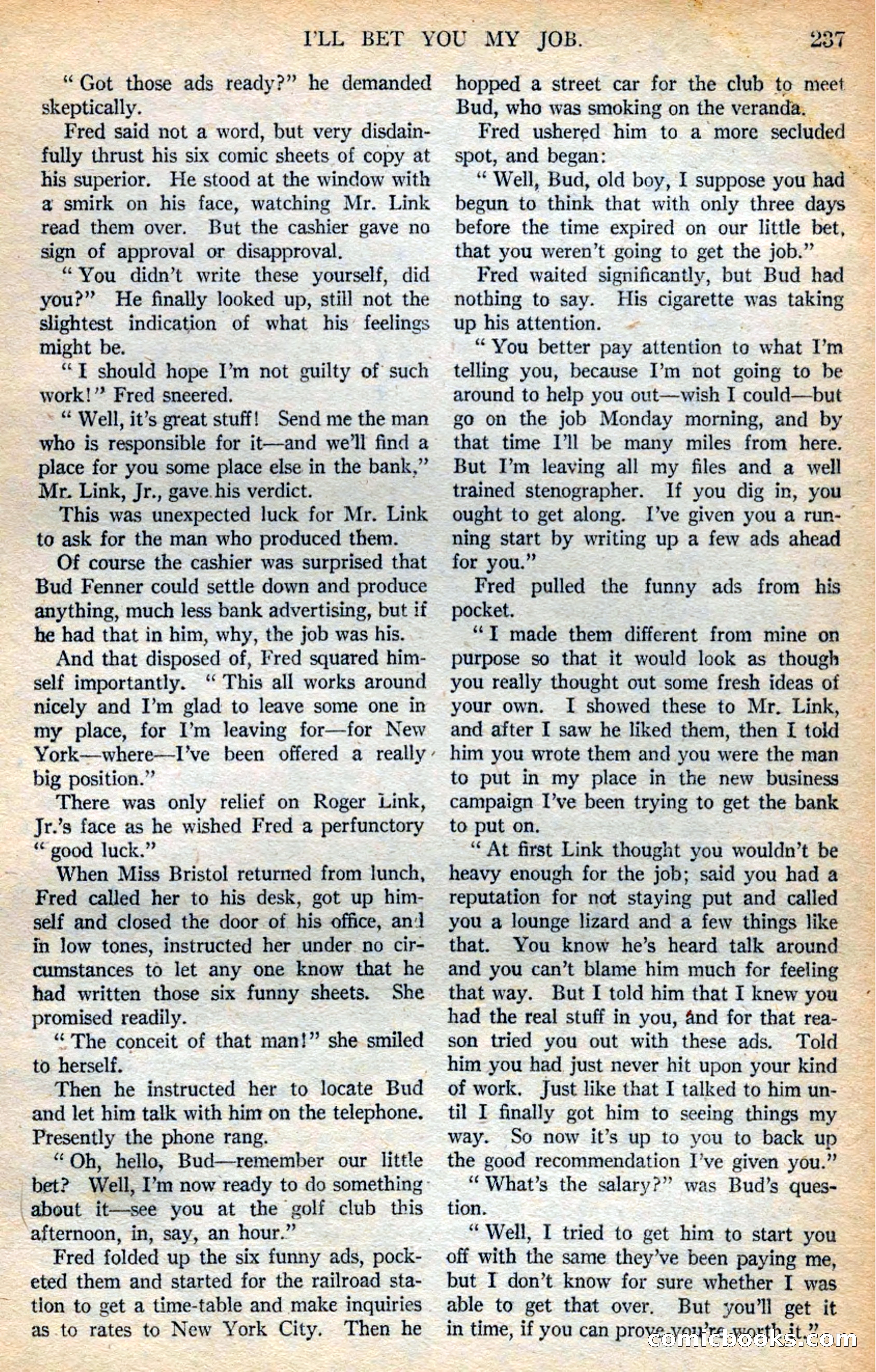 Argosy All-Story Weekly — page 83 of 168