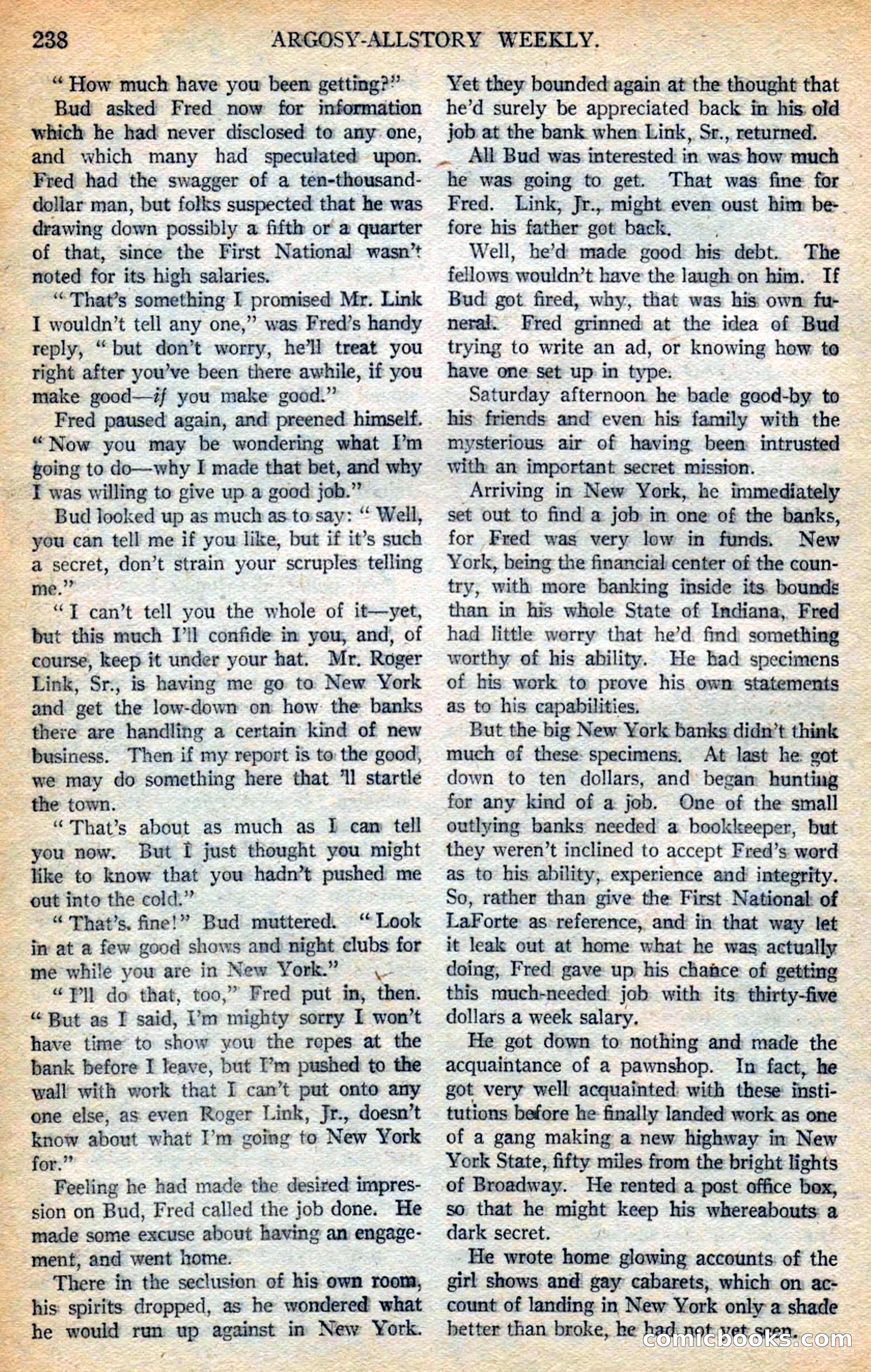 Argosy All-Story Weekly — page 84 of 168