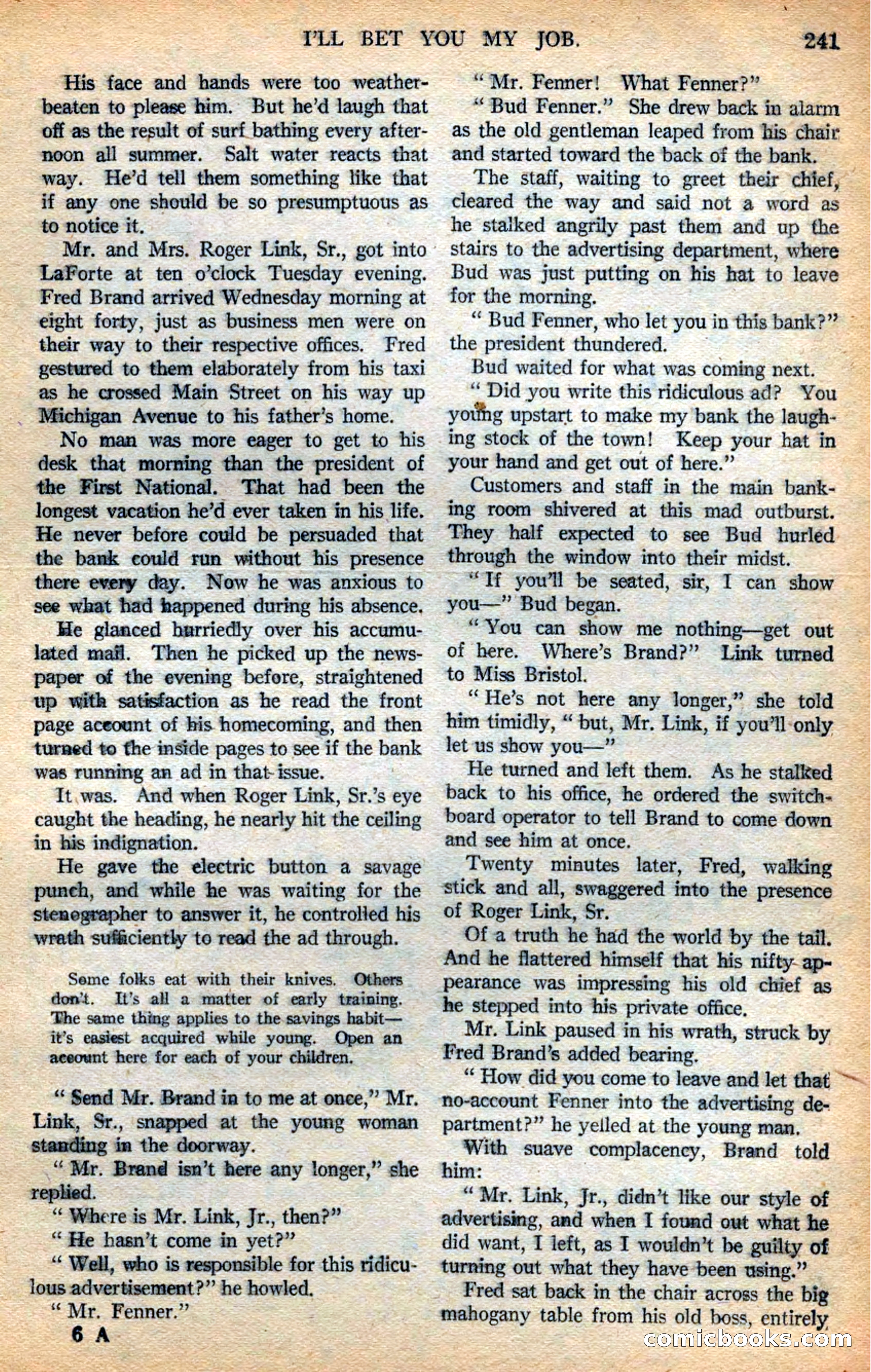 Argosy All-Story Weekly — page 87 of 168