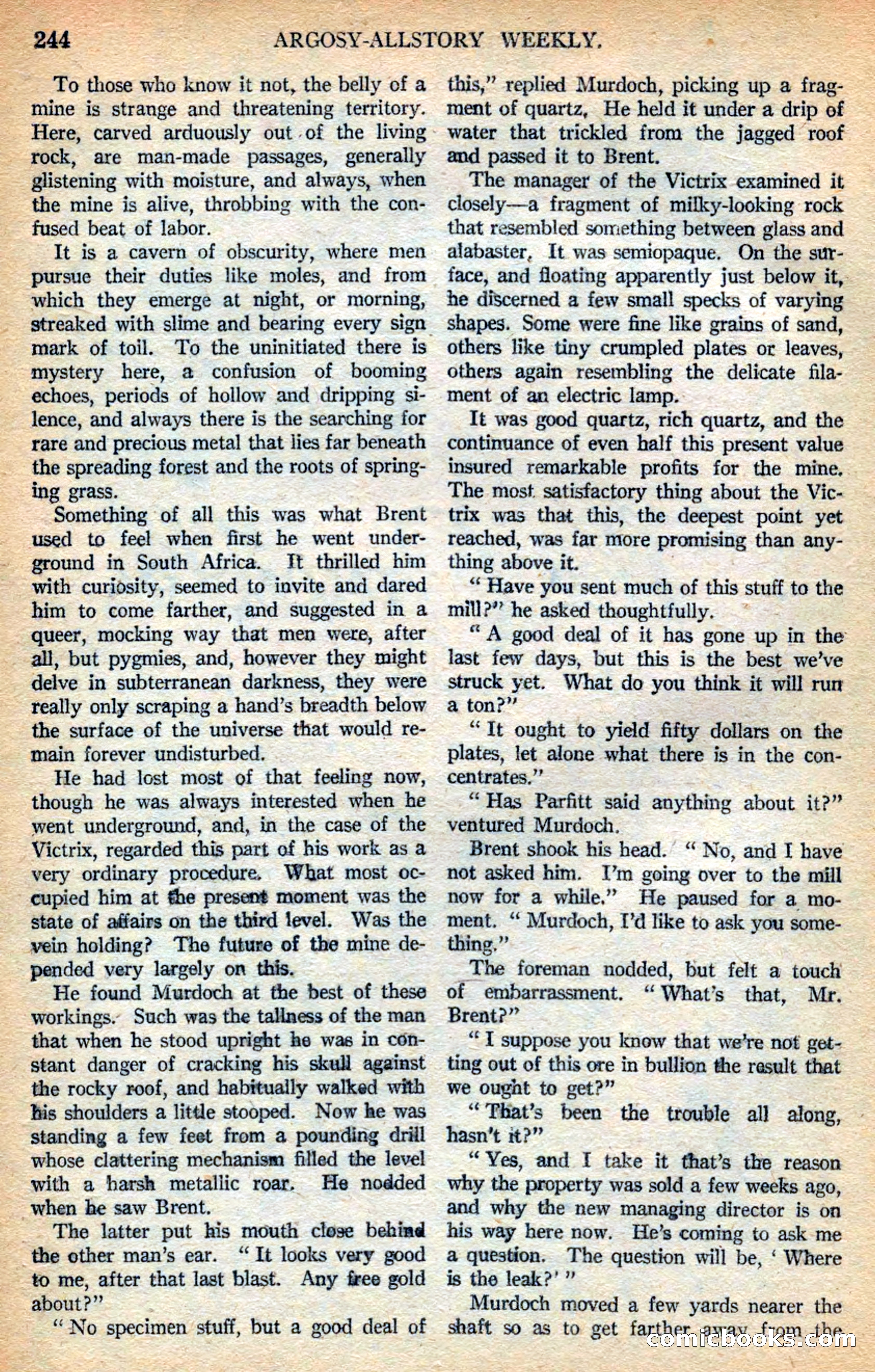 Argosy All-Story Weekly — page 90 of 168