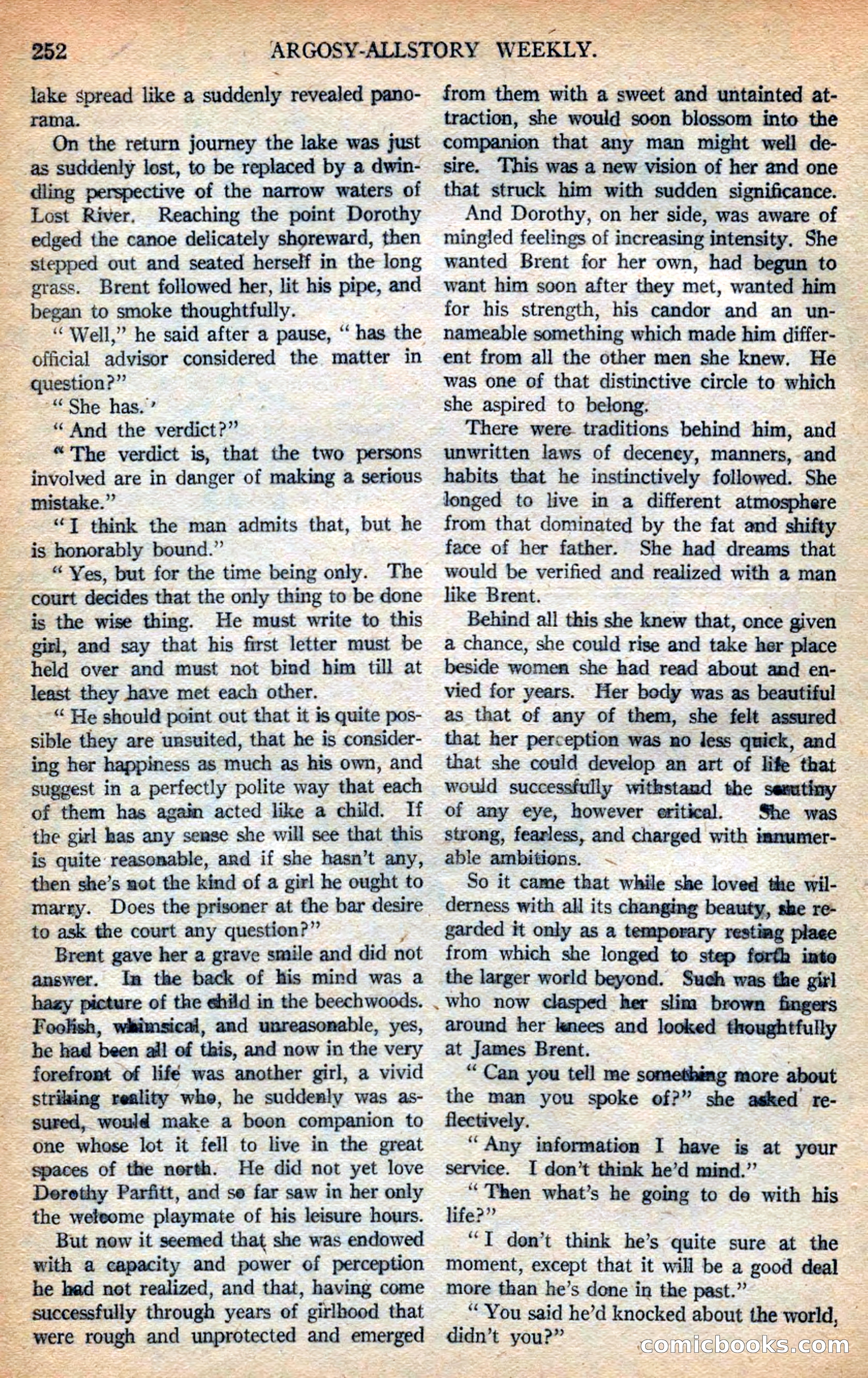 Argosy All-Story Weekly — page 98 of 168