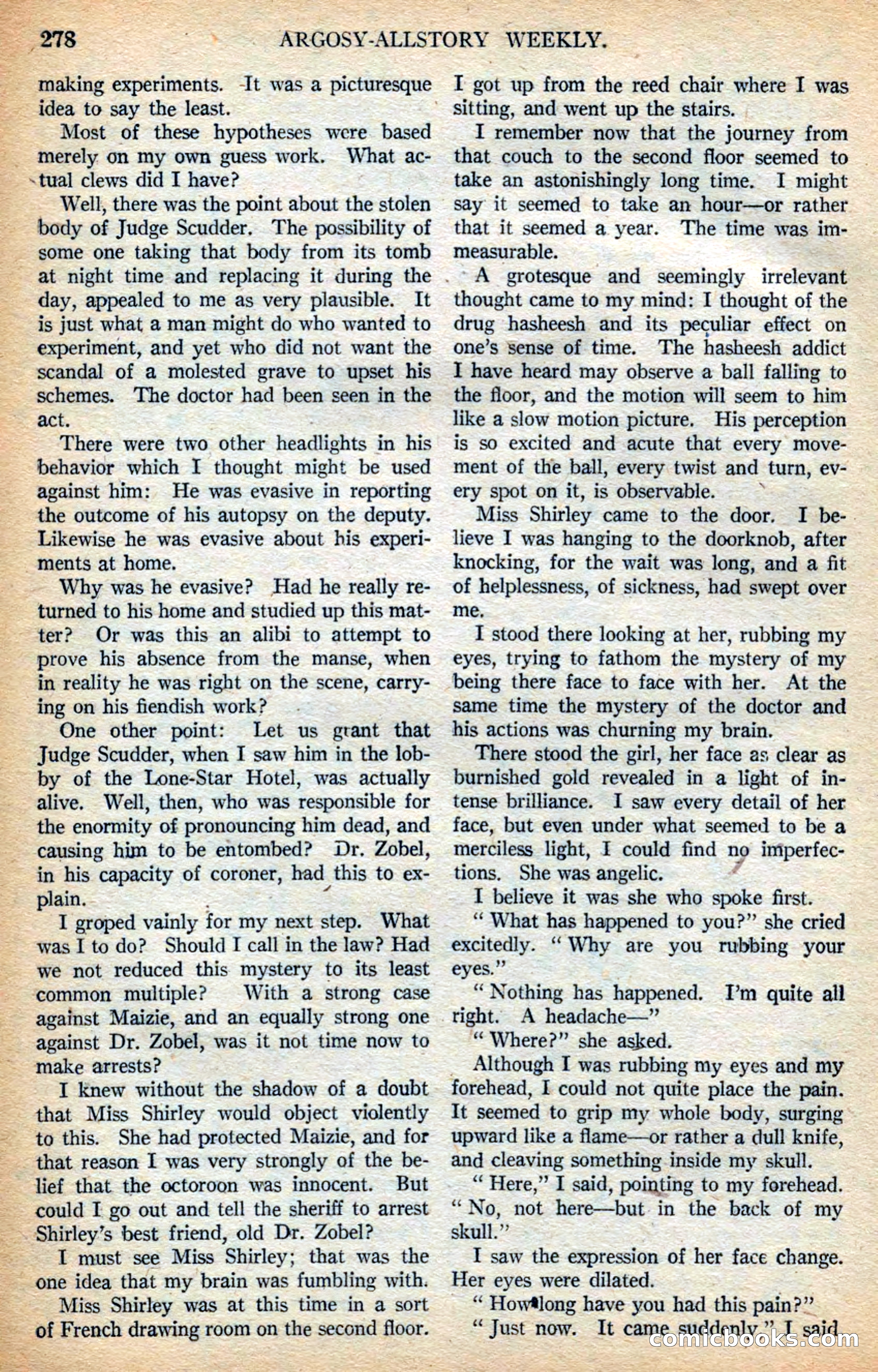 Argosy All-Story Weekly — page 124 of 168