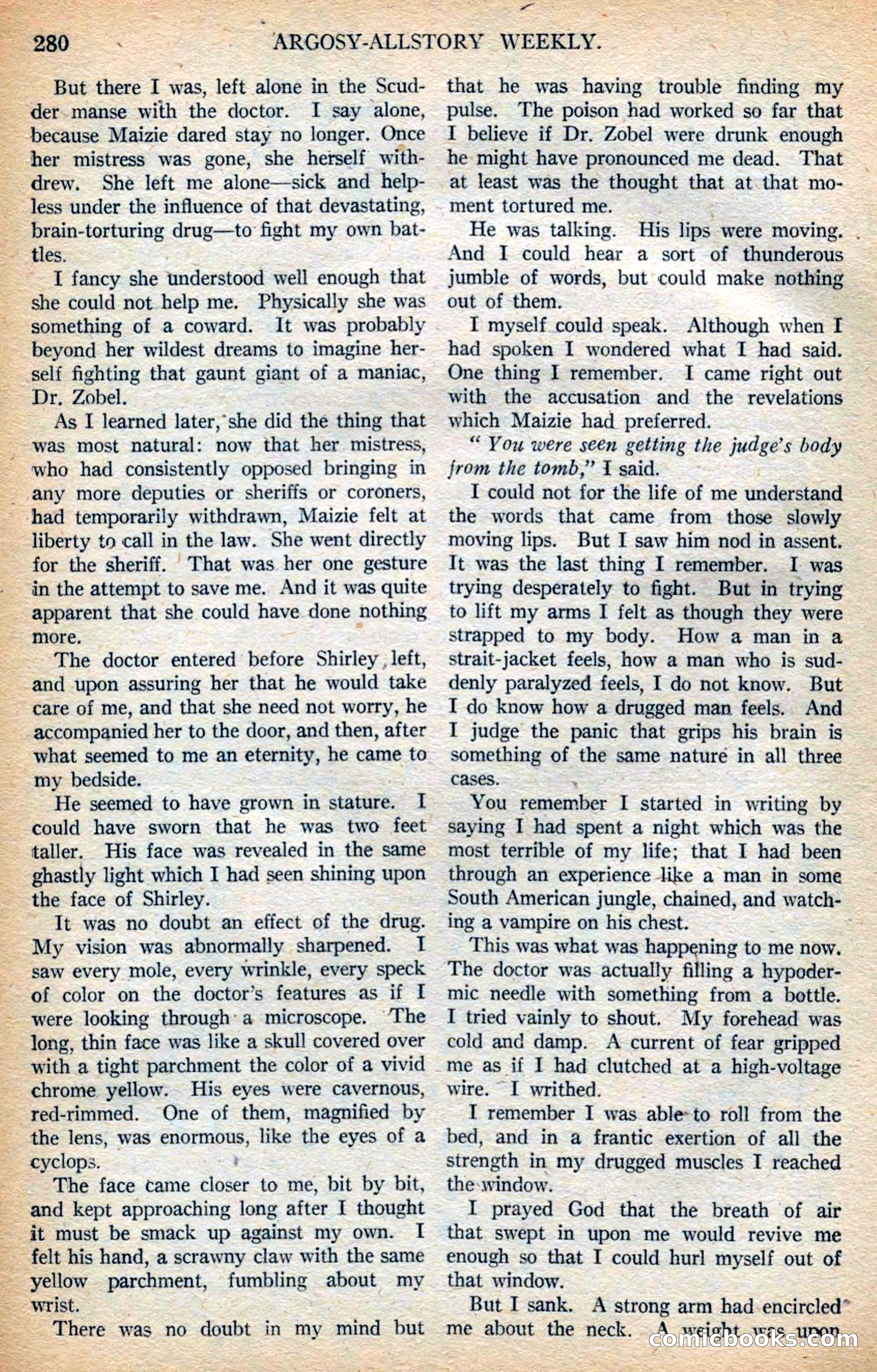 Argosy All-Story Weekly — page 126 of 168