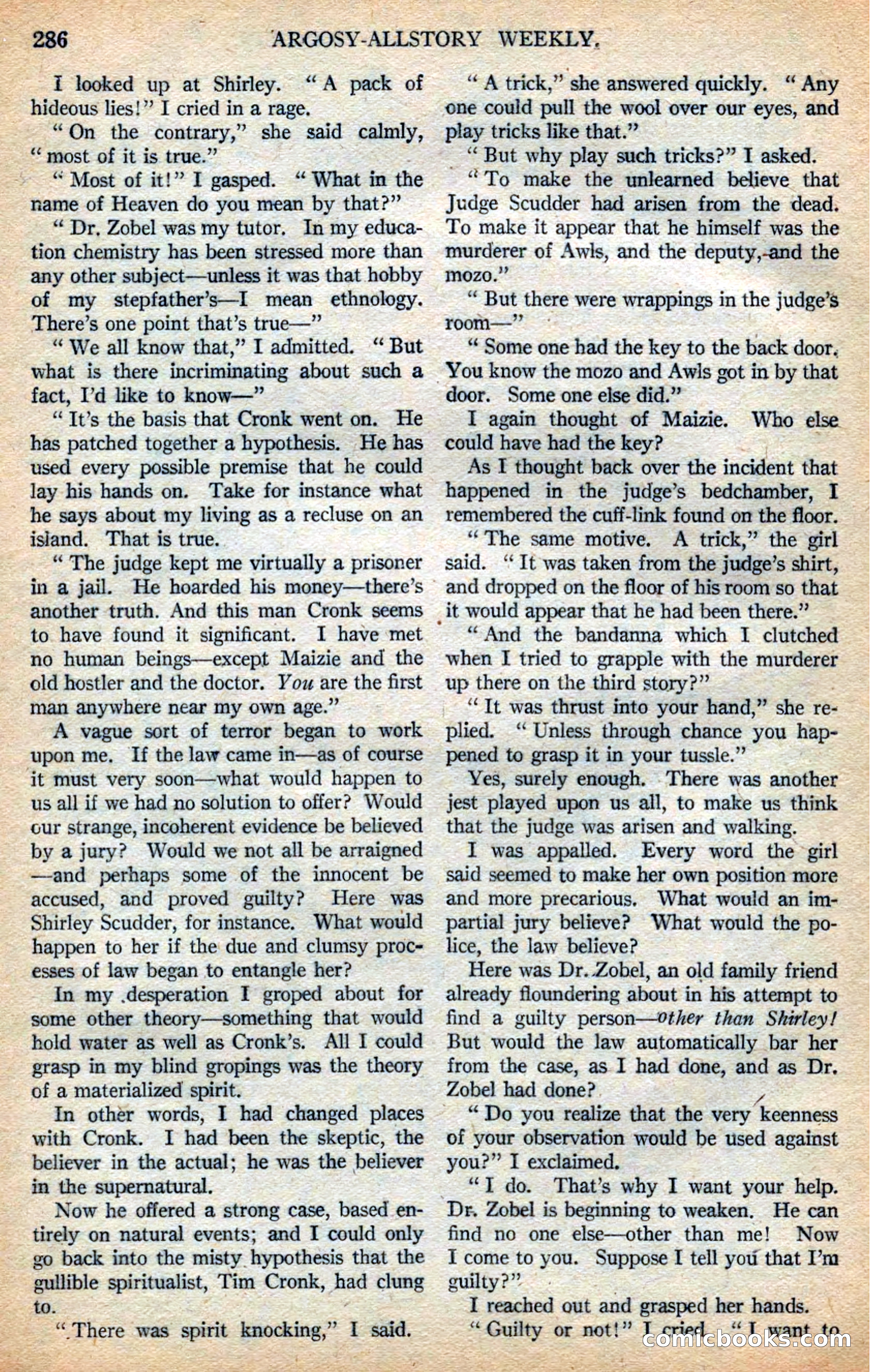 Argosy All-Story Weekly — page 132 of 168