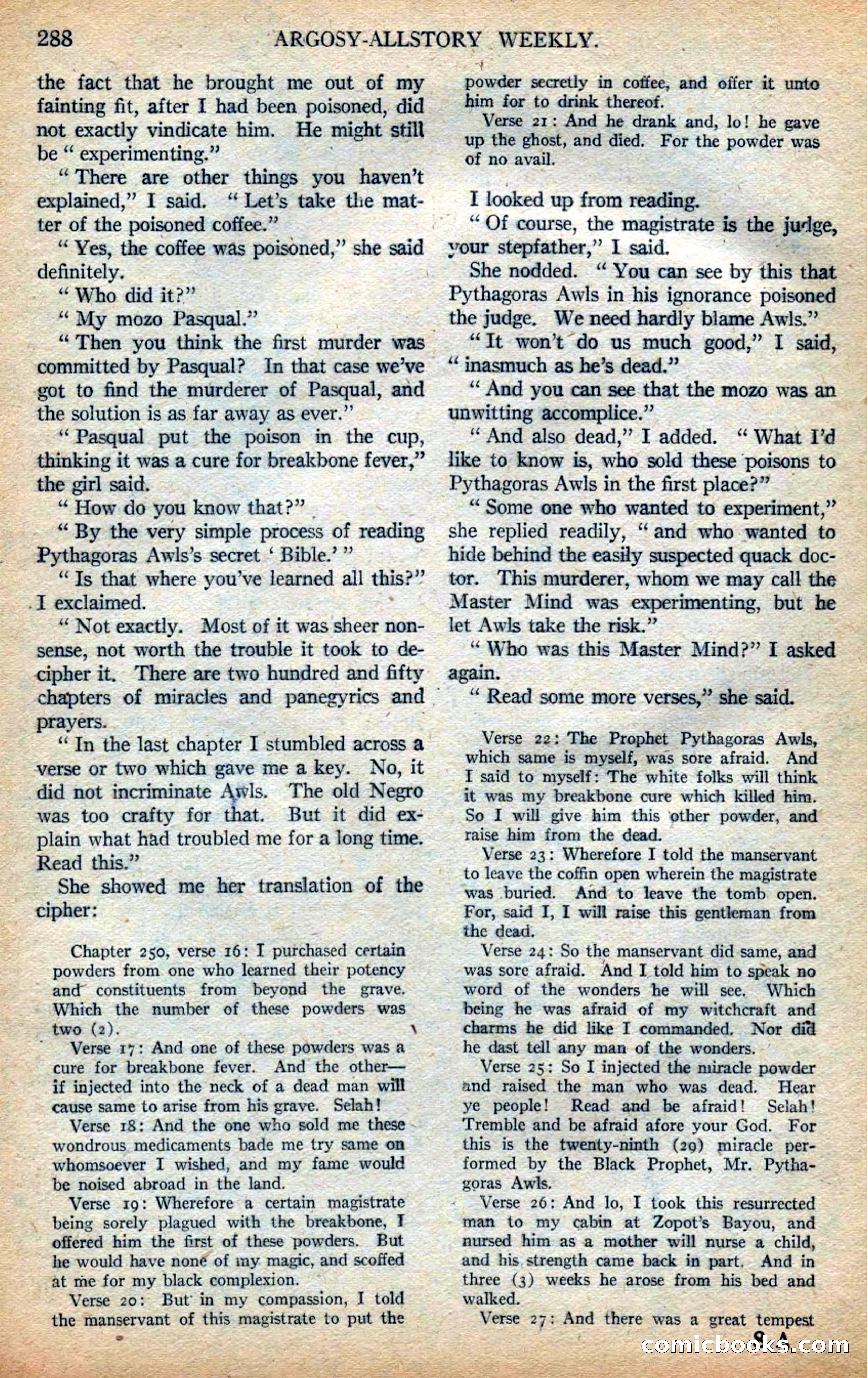 Argosy All-Story Weekly — page 134 of 168