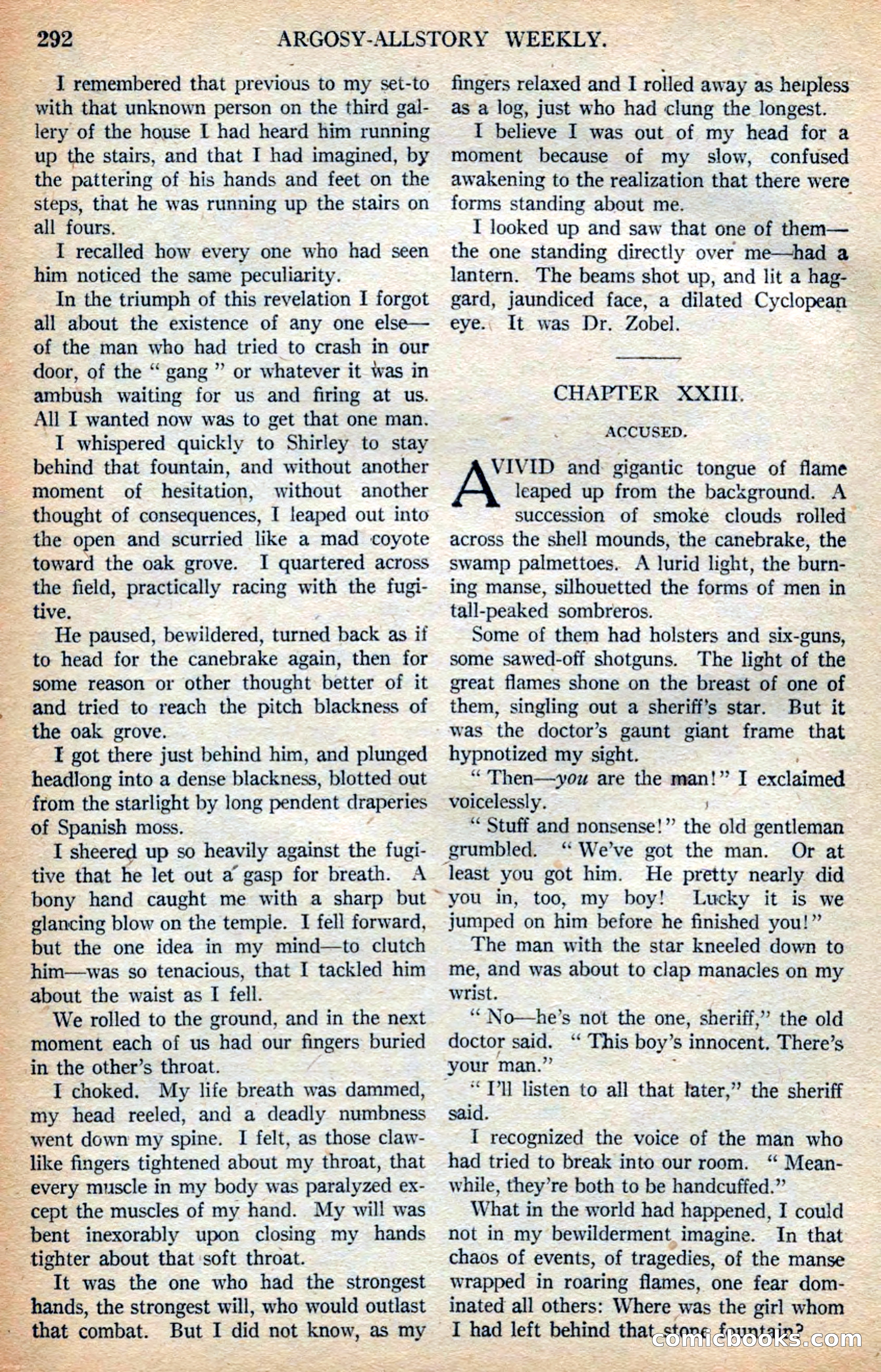 Argosy All-Story Weekly — page 138 of 168