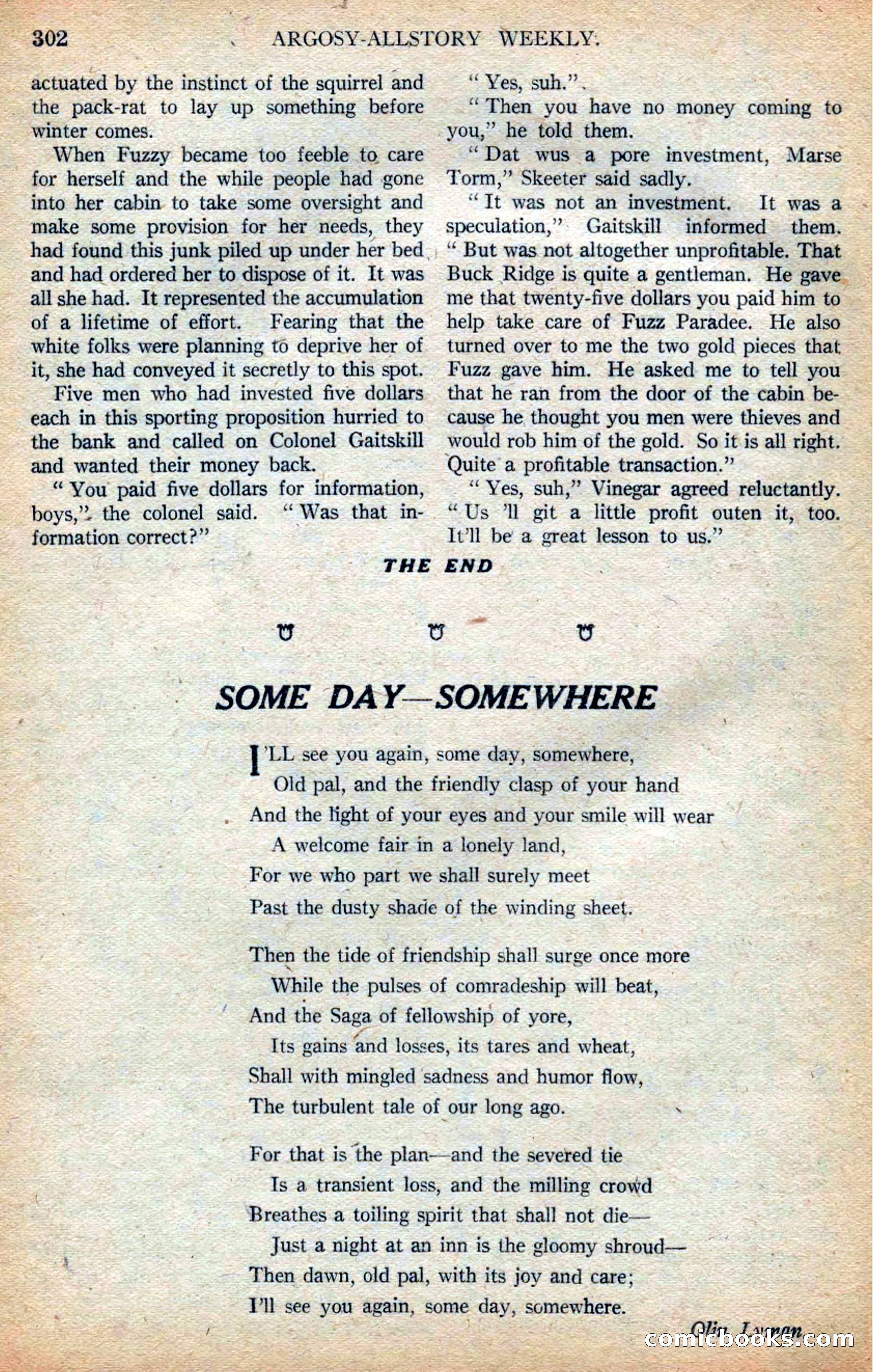 Argosy All-Story Weekly — page 148 of 168