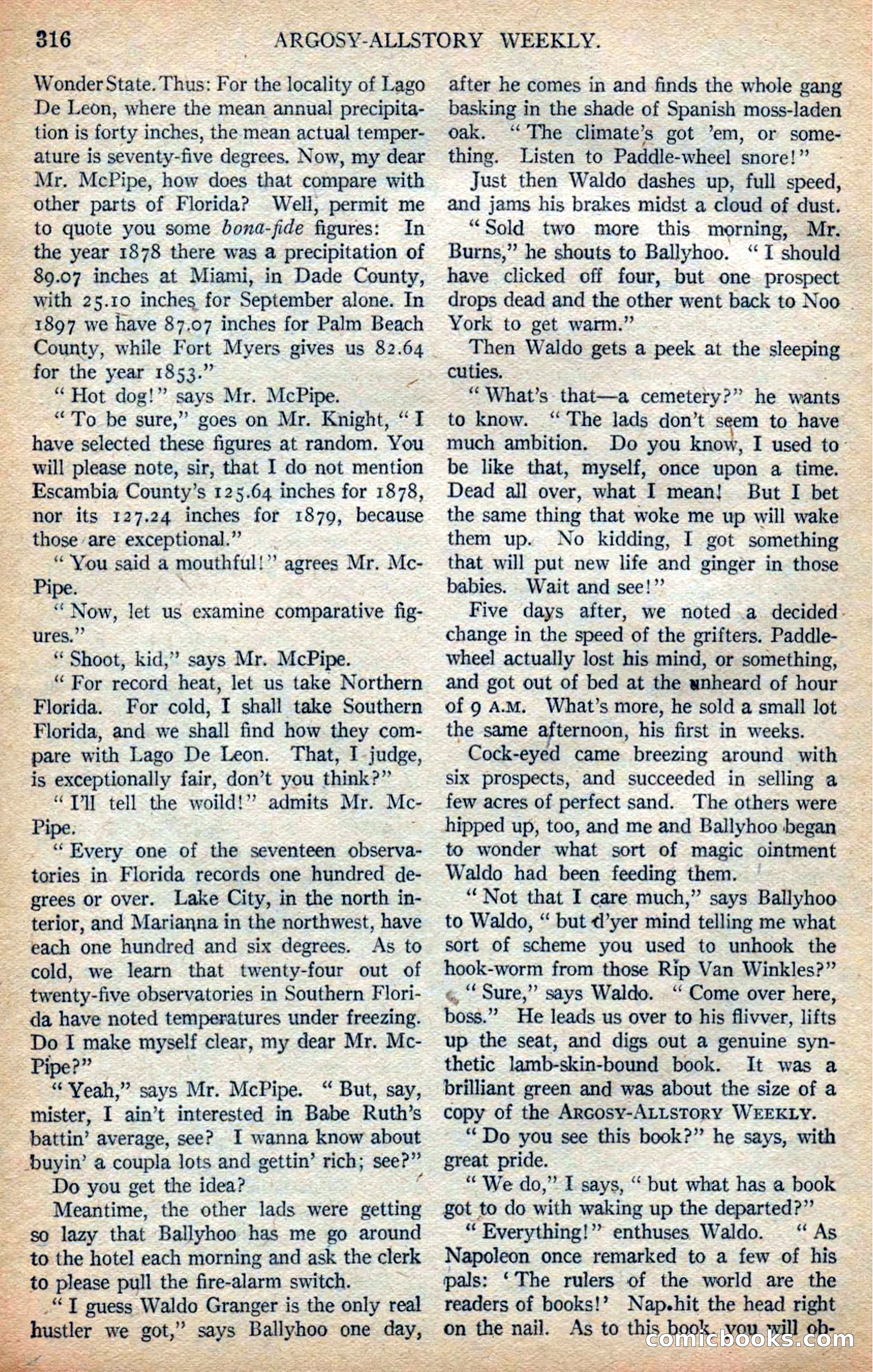 Argosy All-Story Weekly — page 162 of 168