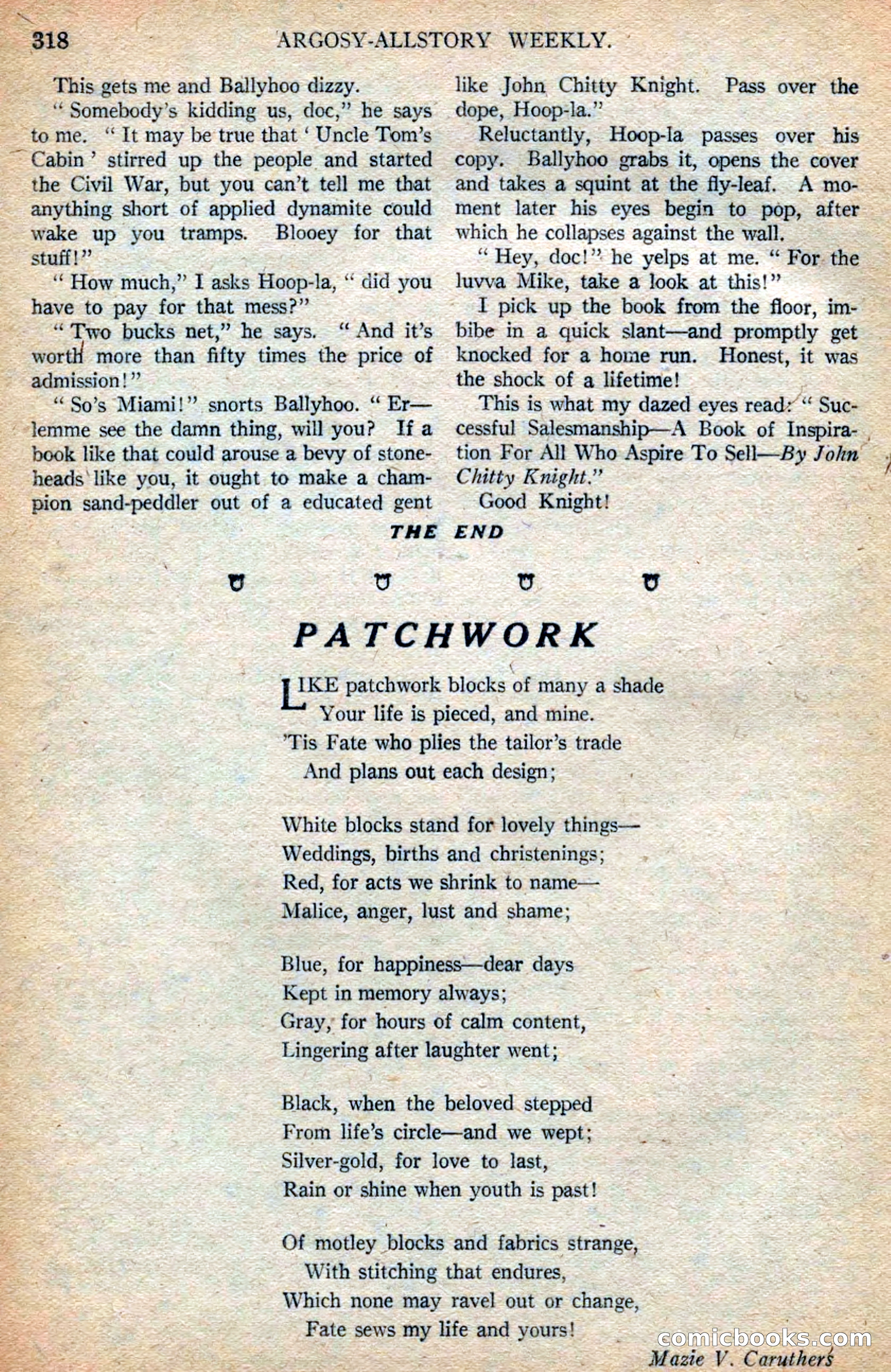 Argosy All-Story Weekly — page 164 of 168