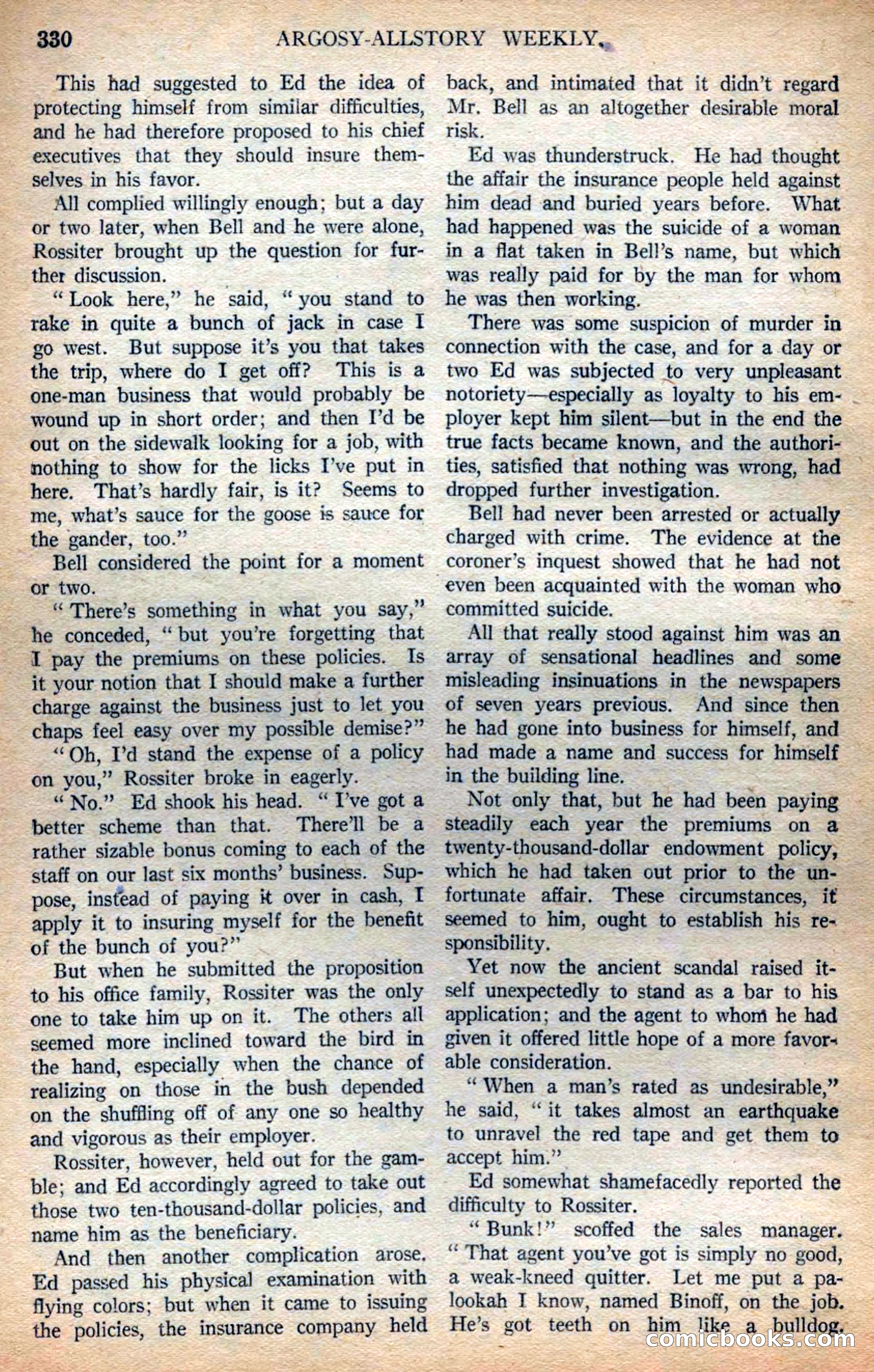 Argosy All-Story Weekly — page 12 of 164