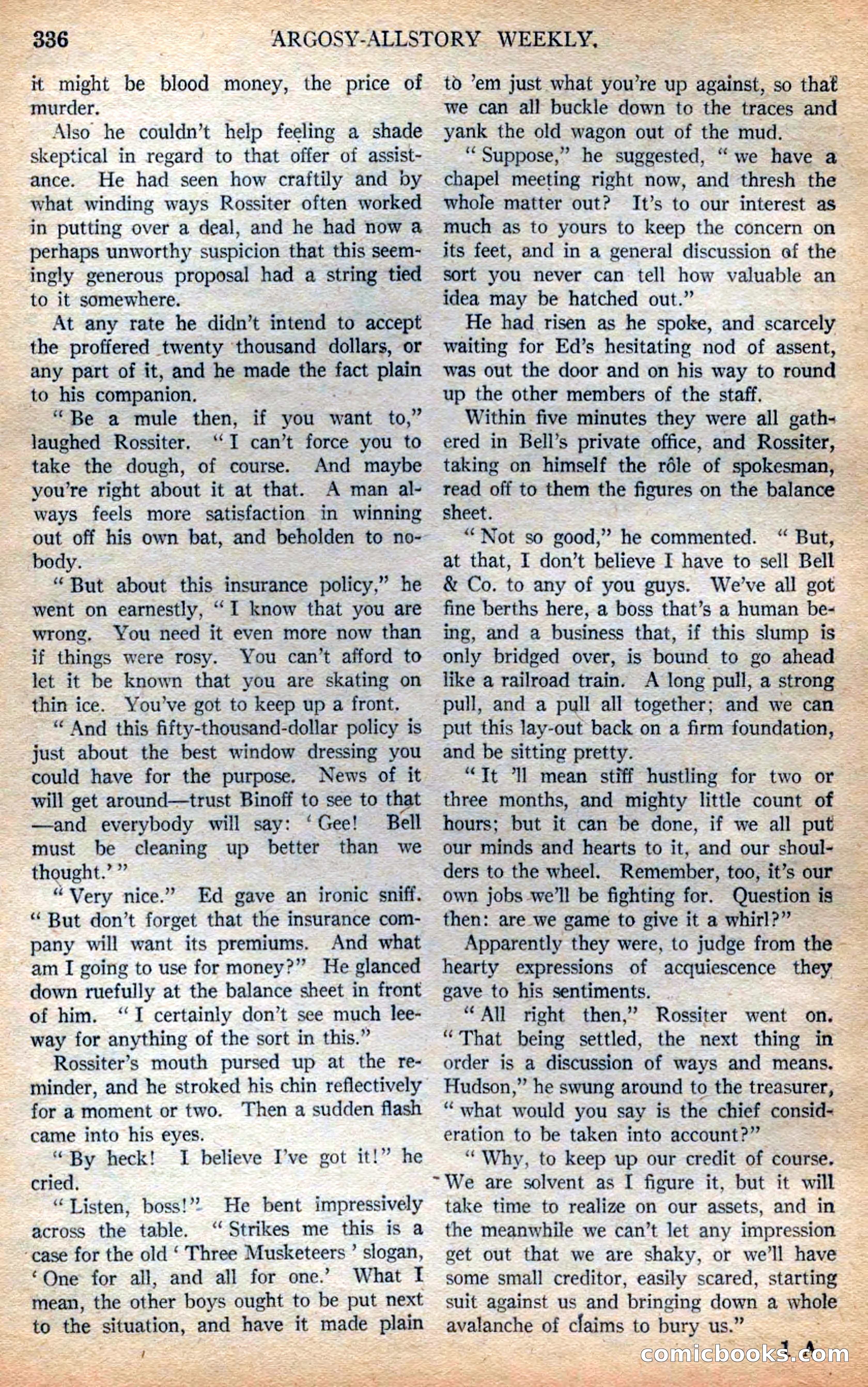 Argosy All-Story Weekly — page 18 of 164