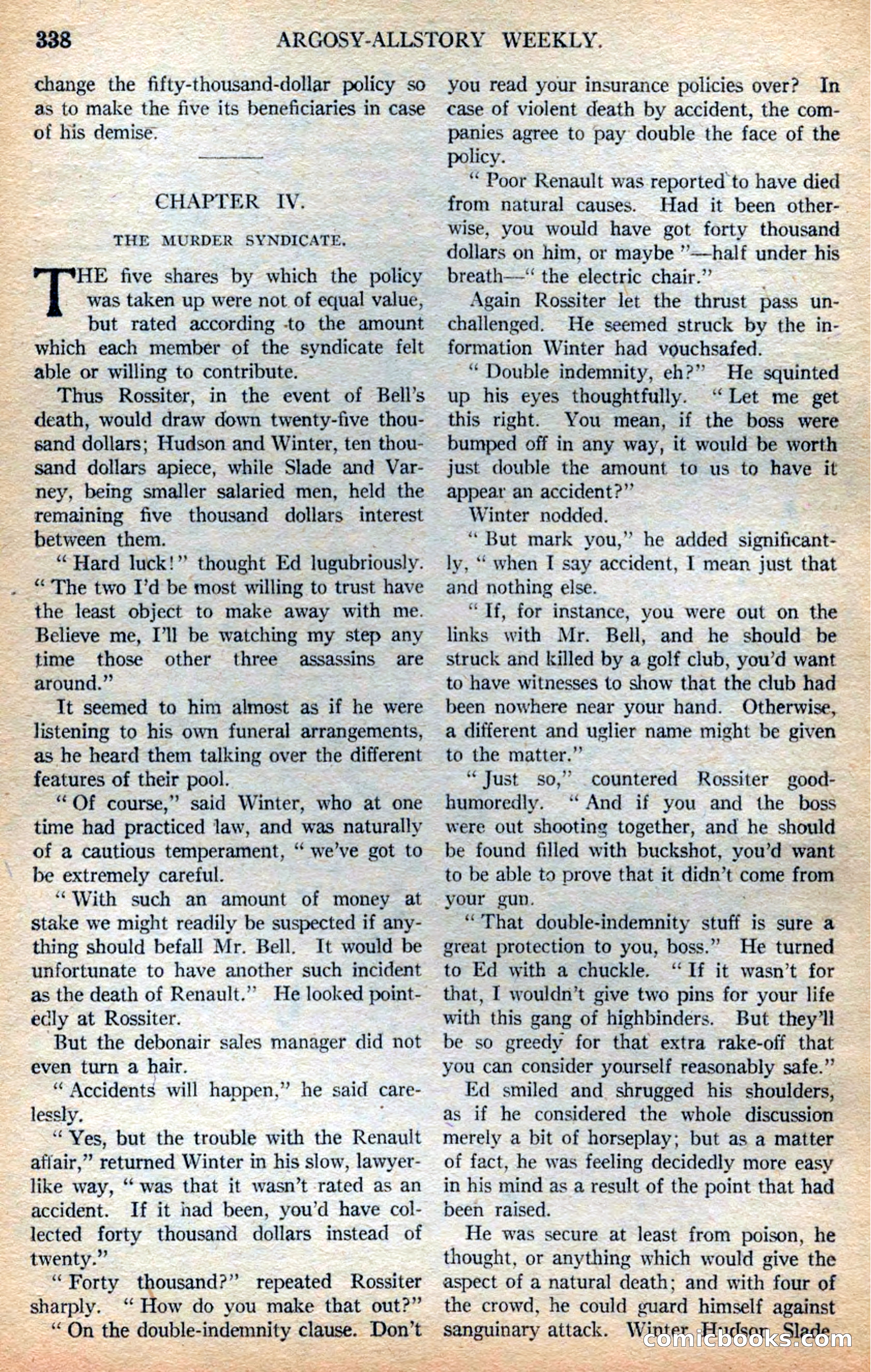 Argosy All-Story Weekly — page 20 of 164