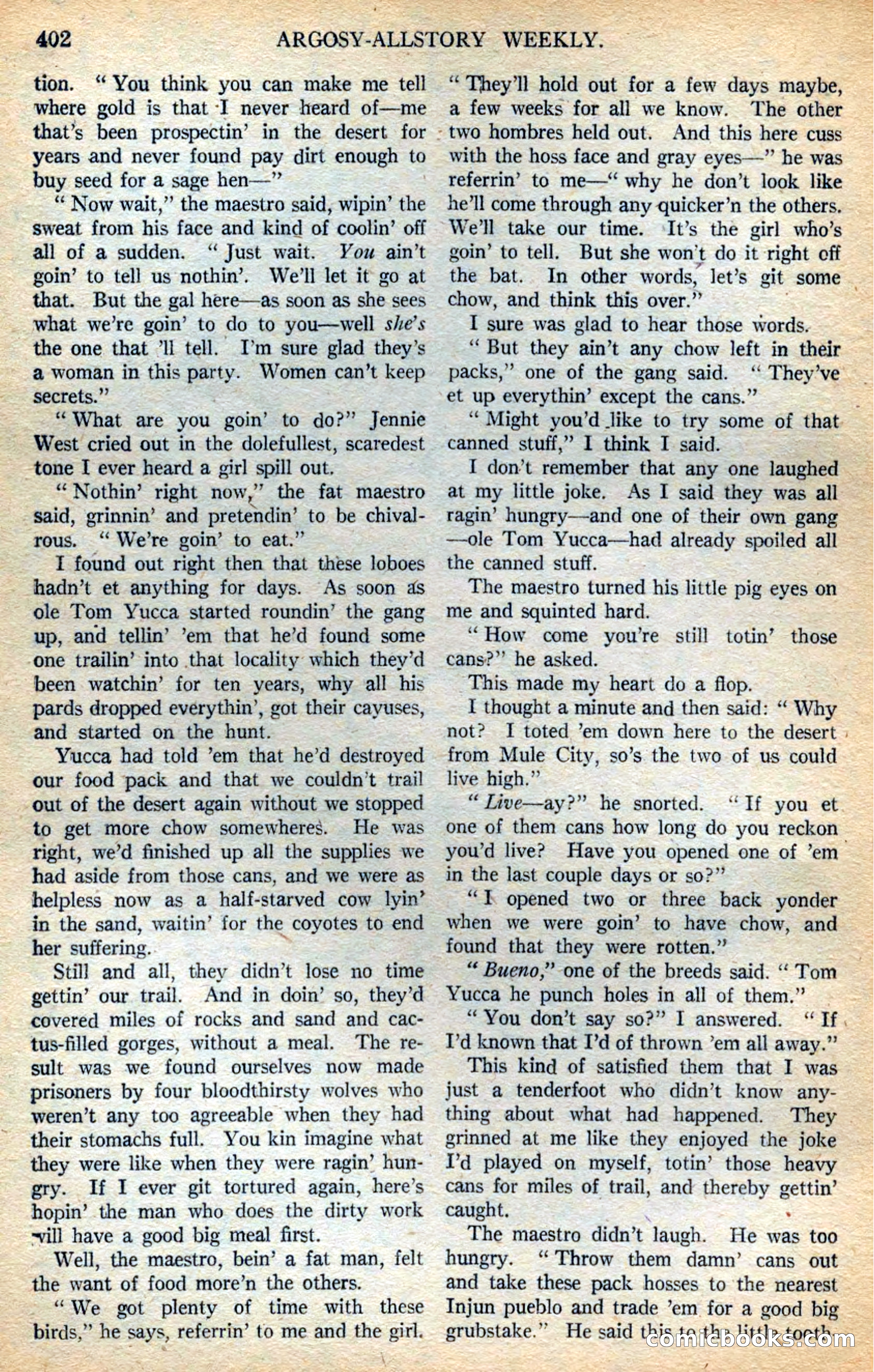 Argosy All-Story Weekly — page 84 of 164