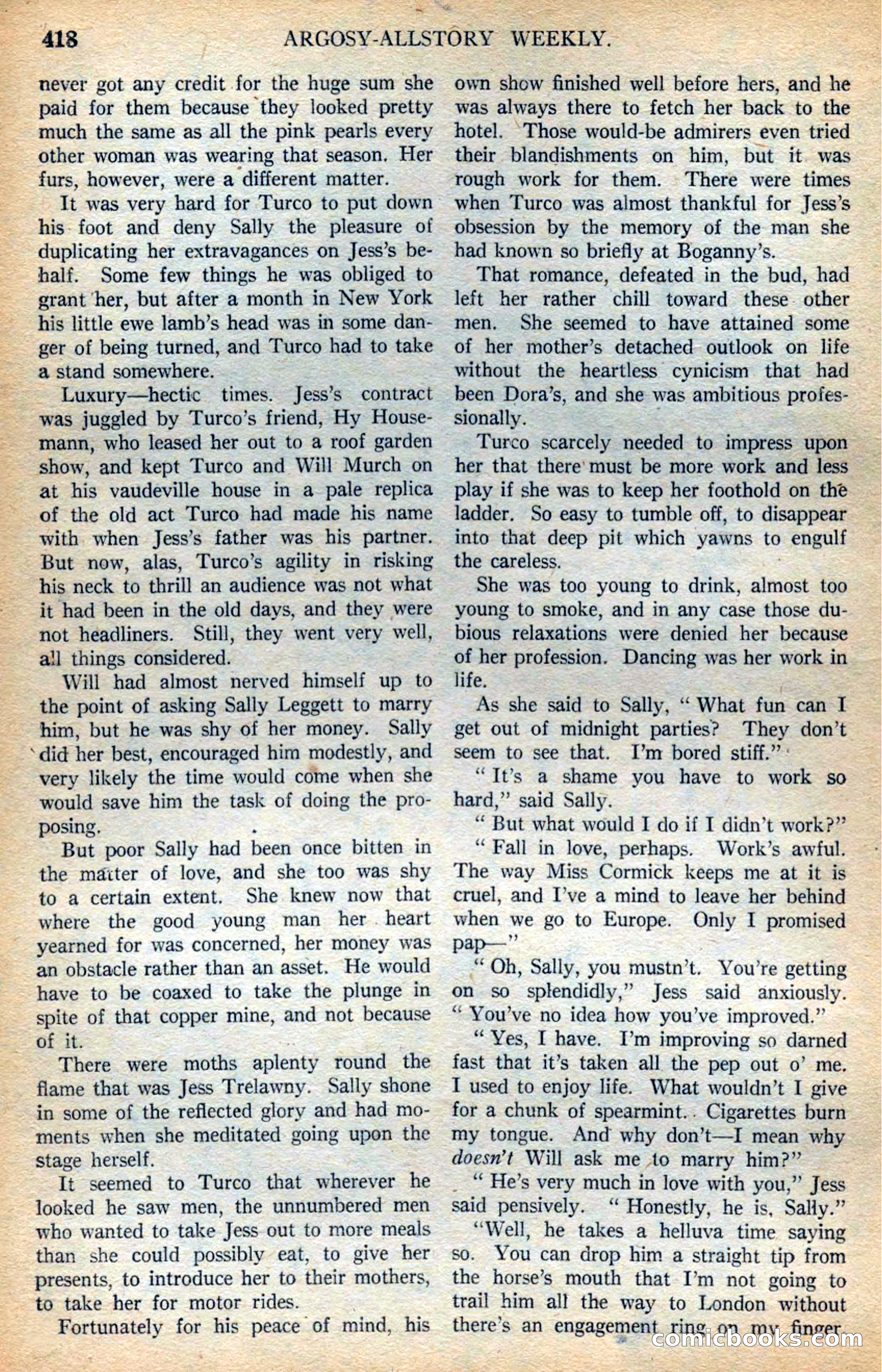 Argosy All-Story Weekly — page 100 of 164