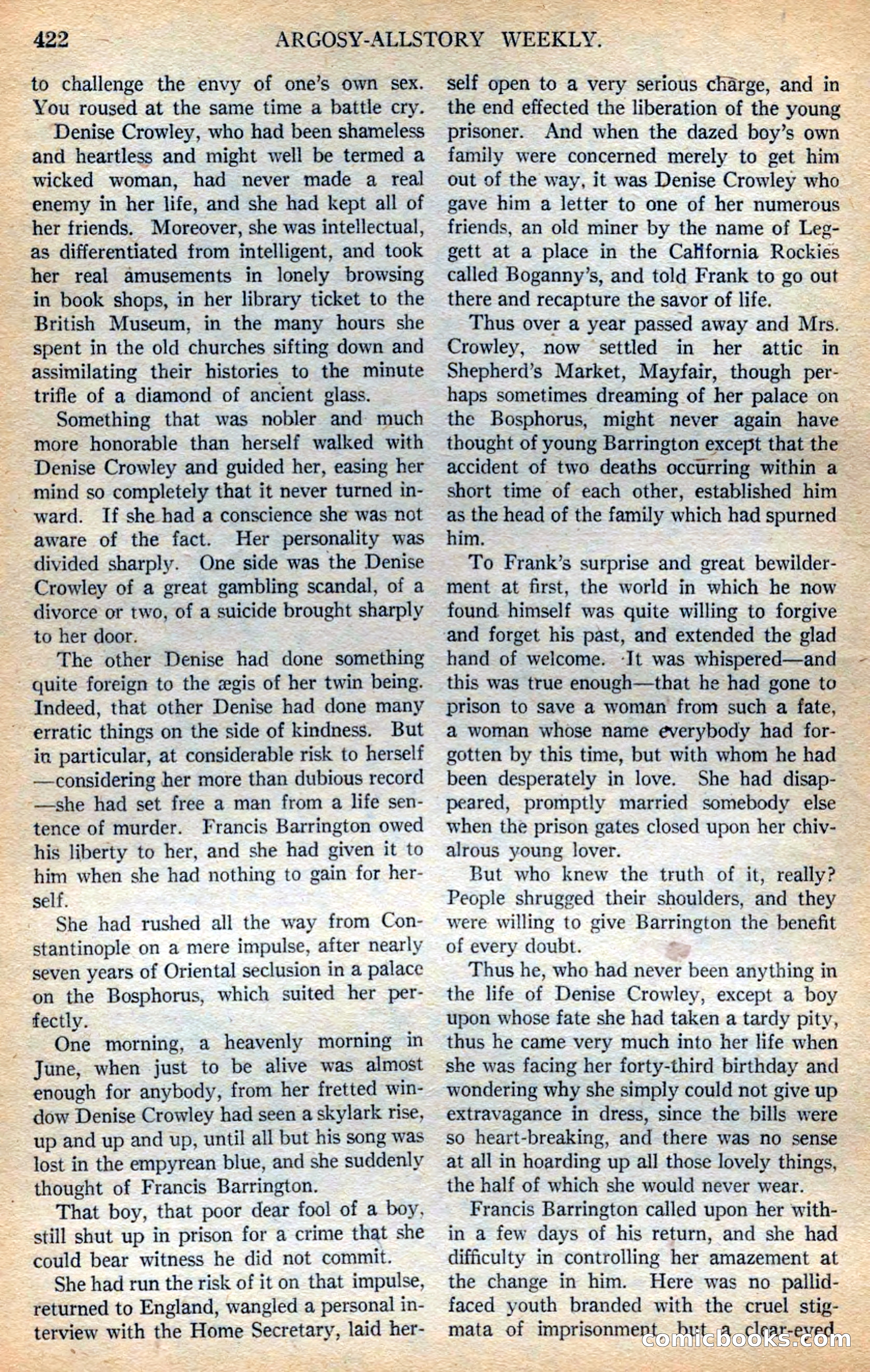 Argosy All-Story Weekly — page 104 of 164