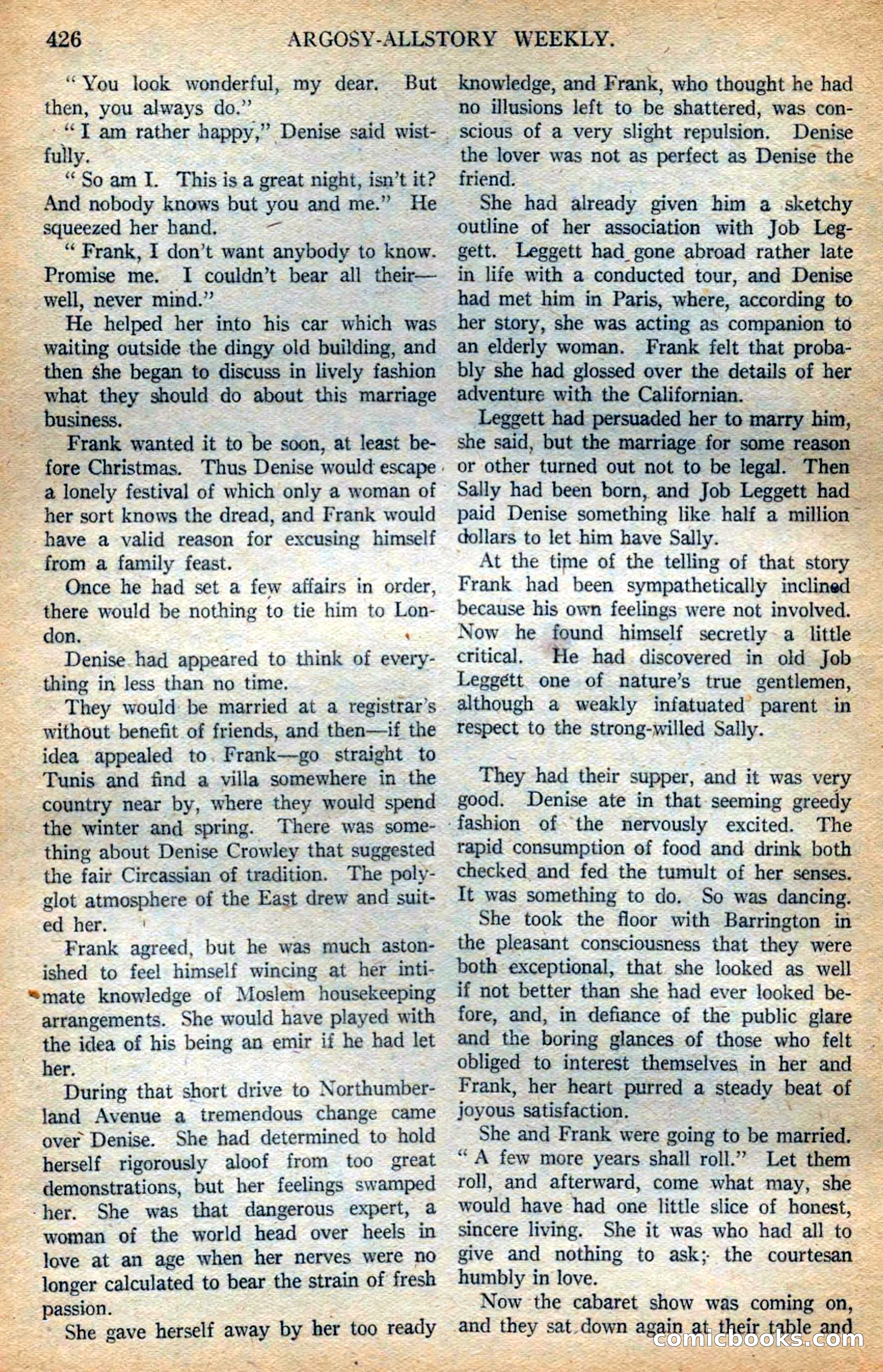 Argosy All-Story Weekly — page 108 of 164