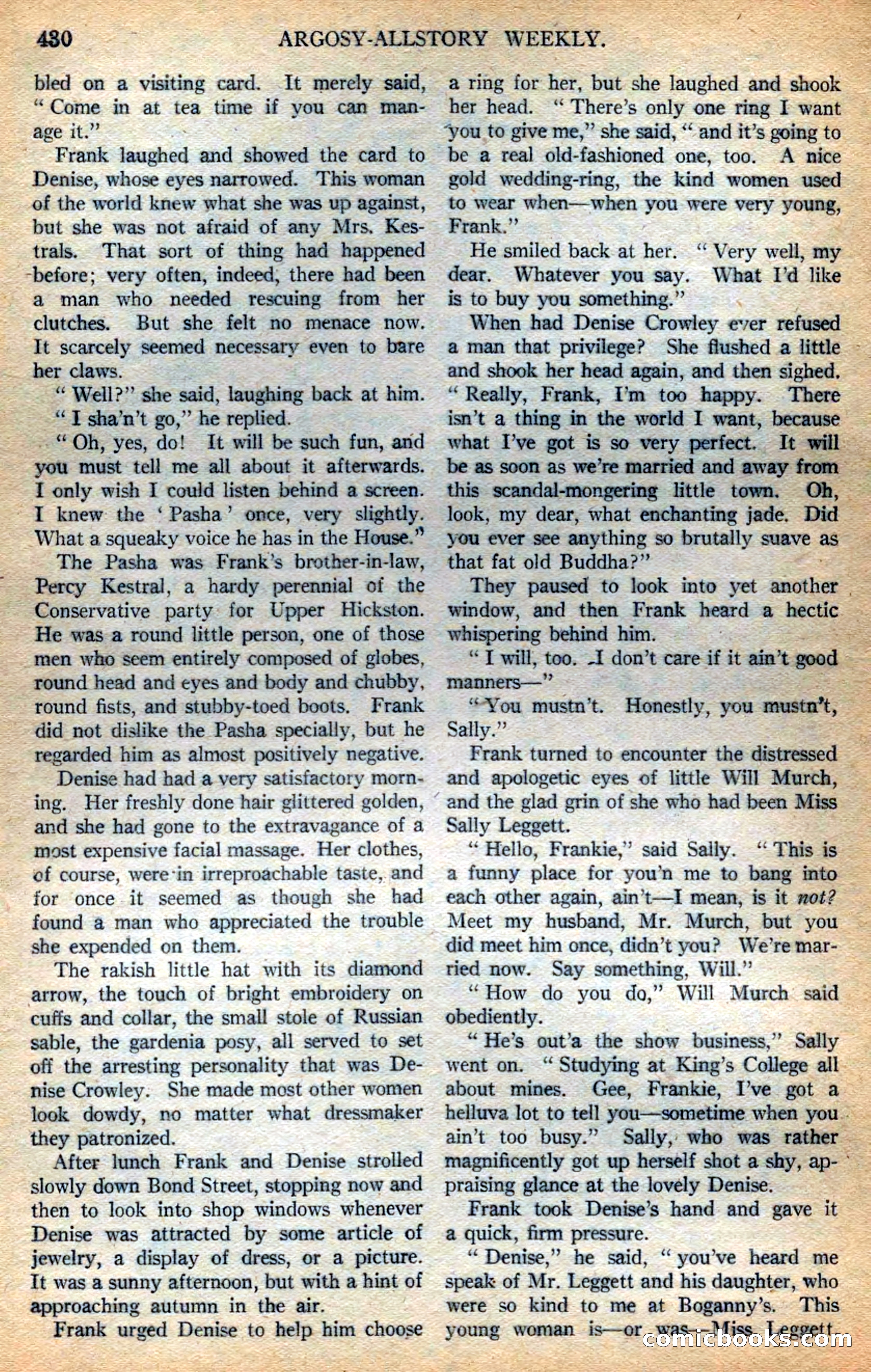Argosy All-Story Weekly — page 112 of 164