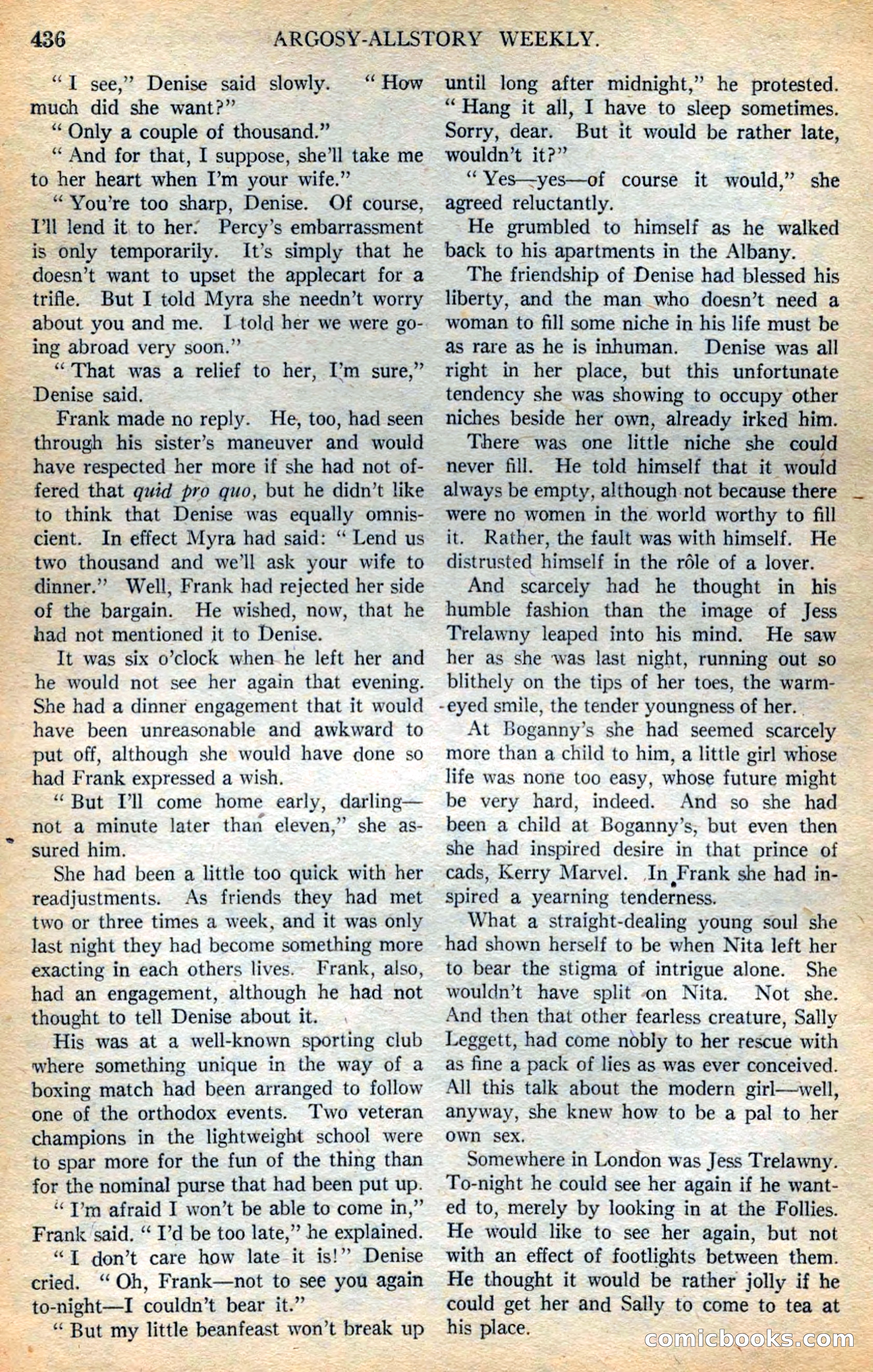 Argosy All-Story Weekly — page 118 of 164