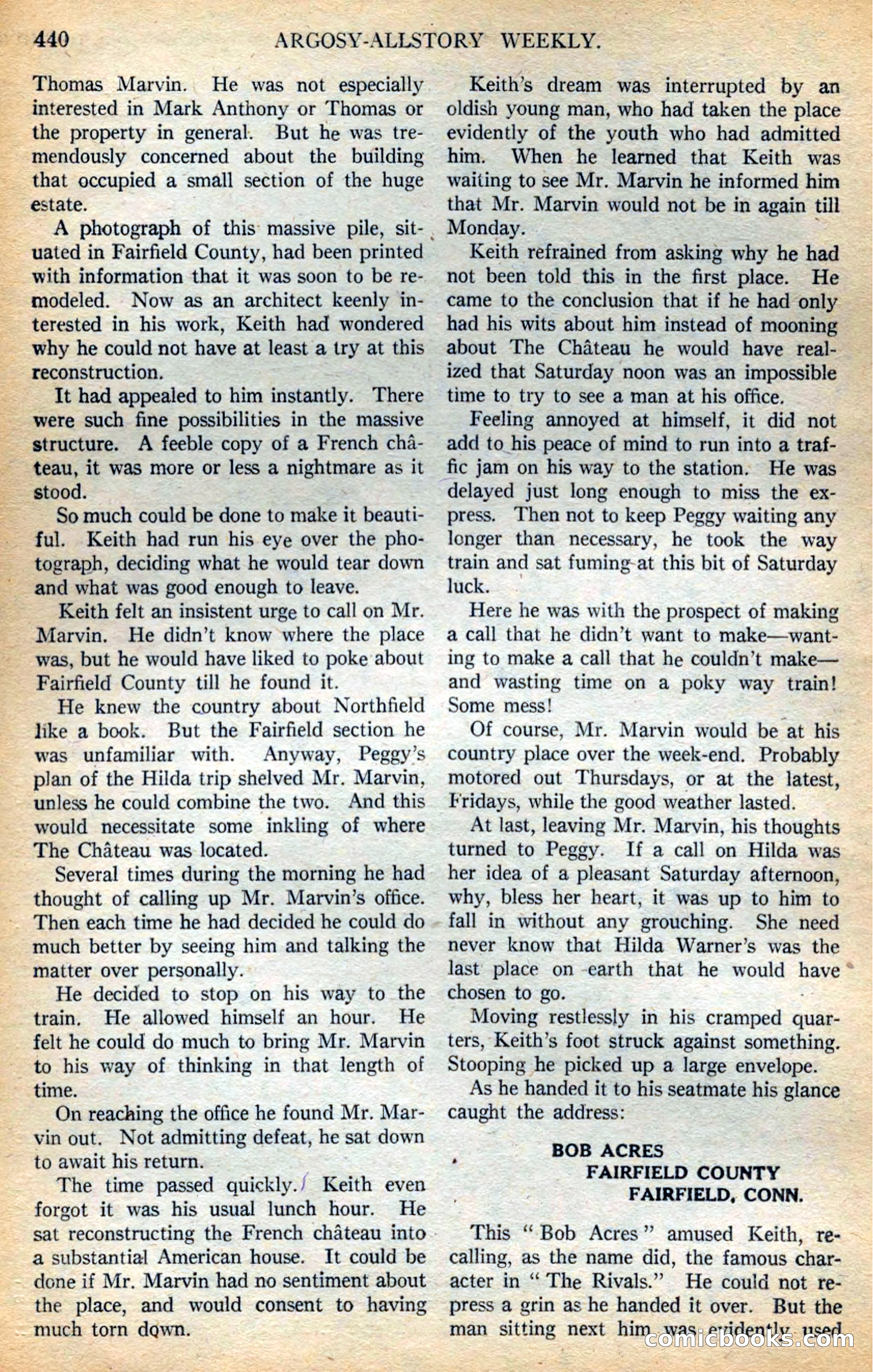 Argosy All-Story Weekly — page 122 of 164