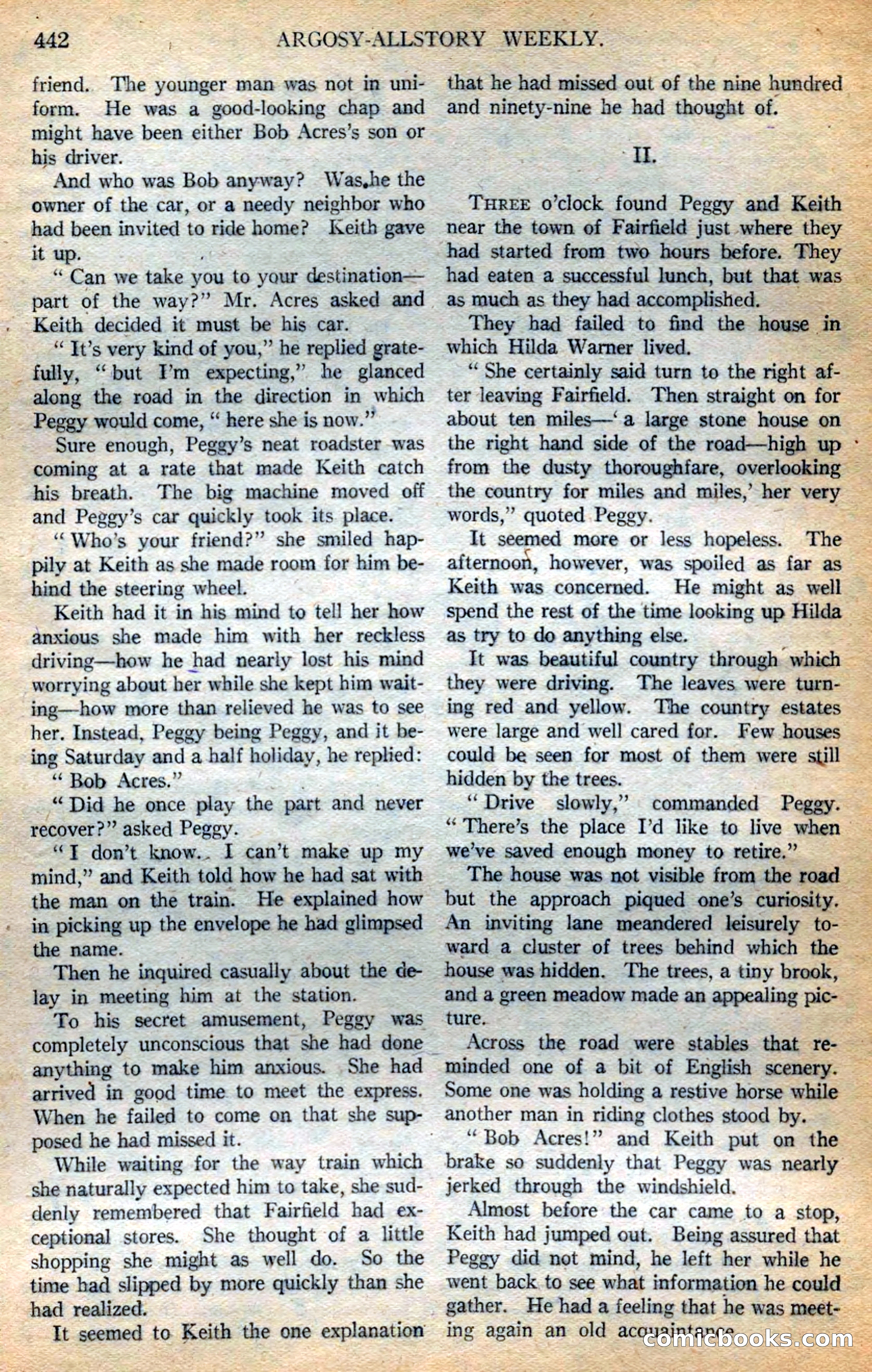 Argosy All-Story Weekly — page 124 of 164