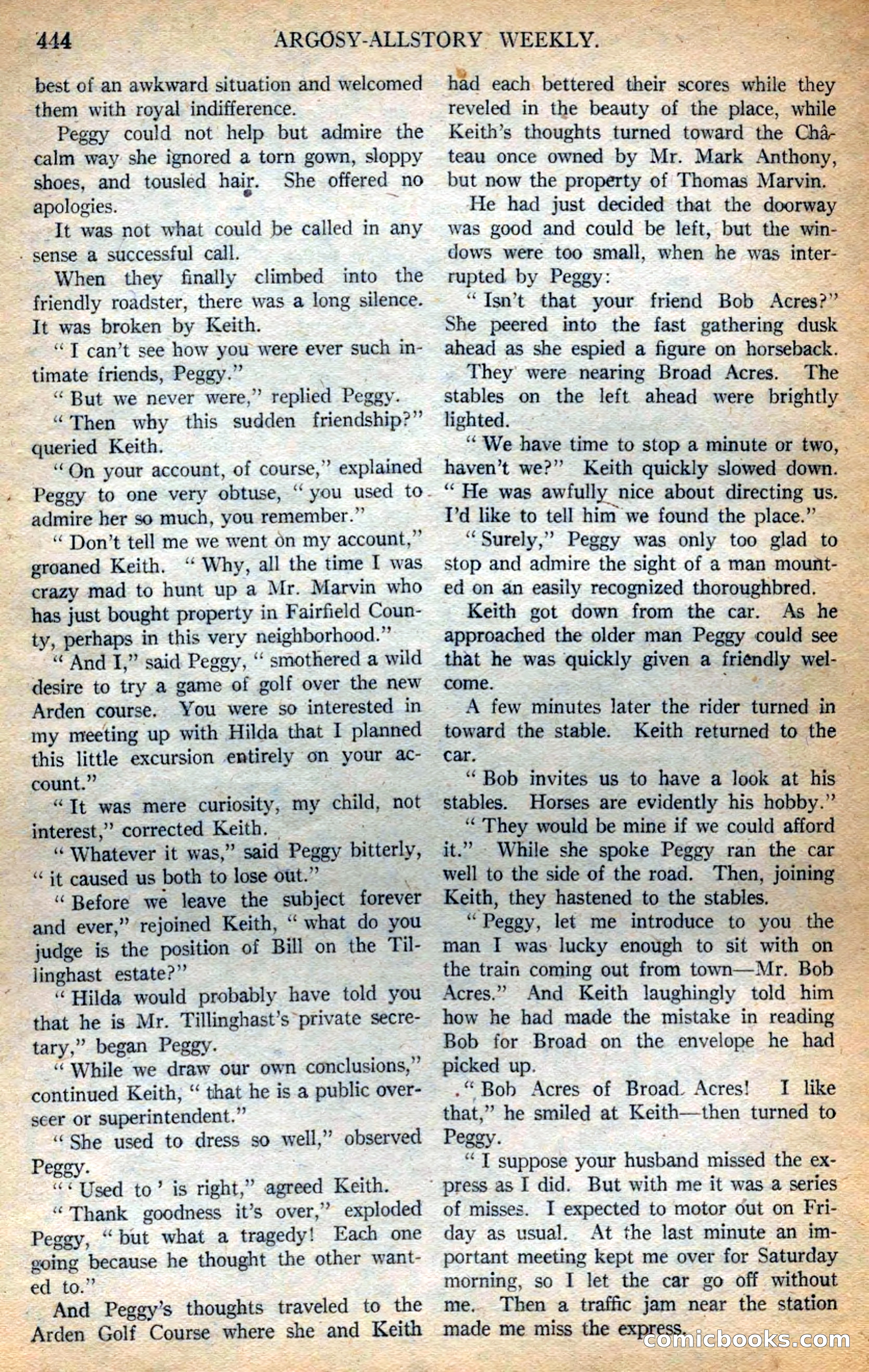 Argosy All-Story Weekly — page 126 of 164