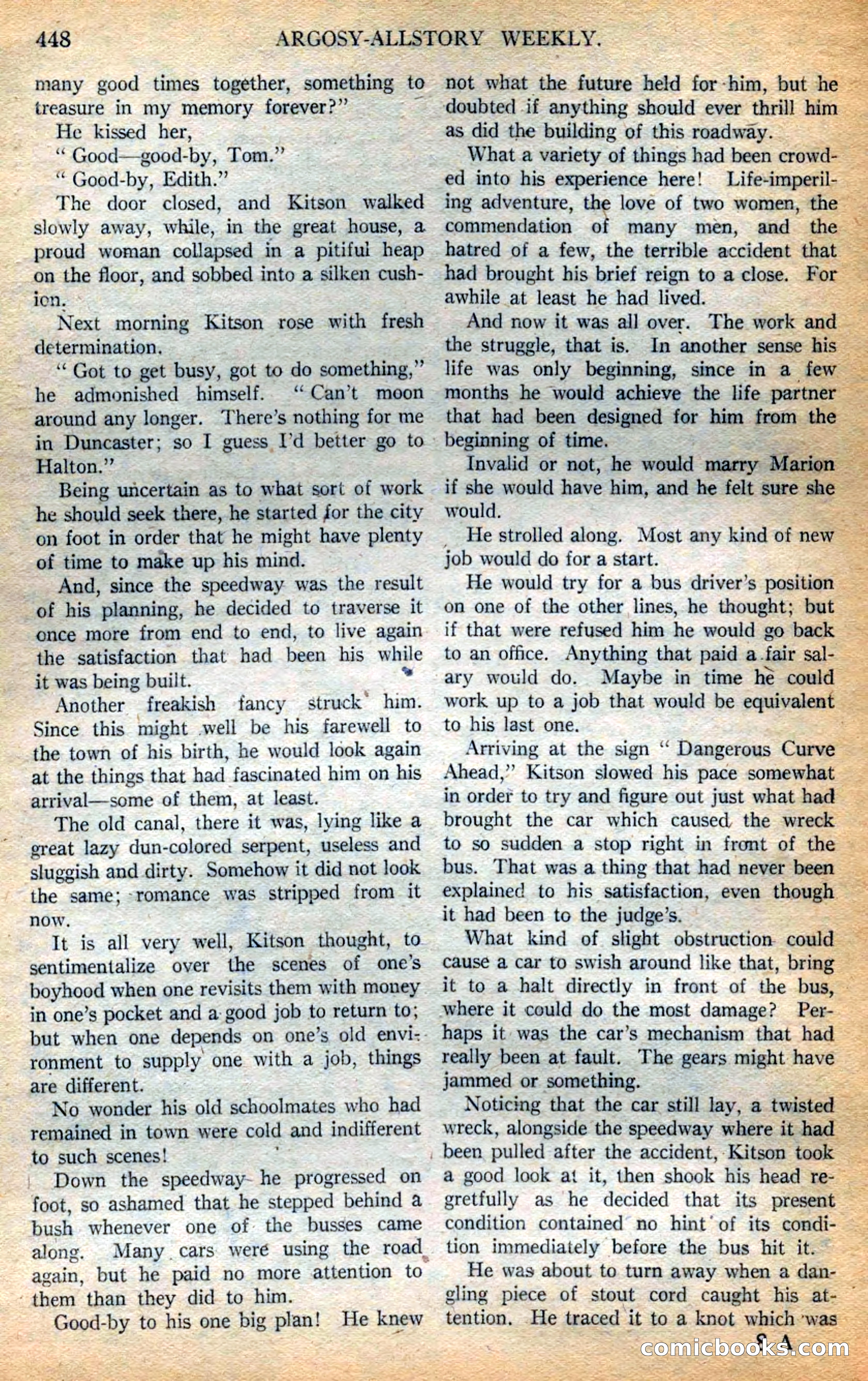Argosy All-Story Weekly — page 130 of 164