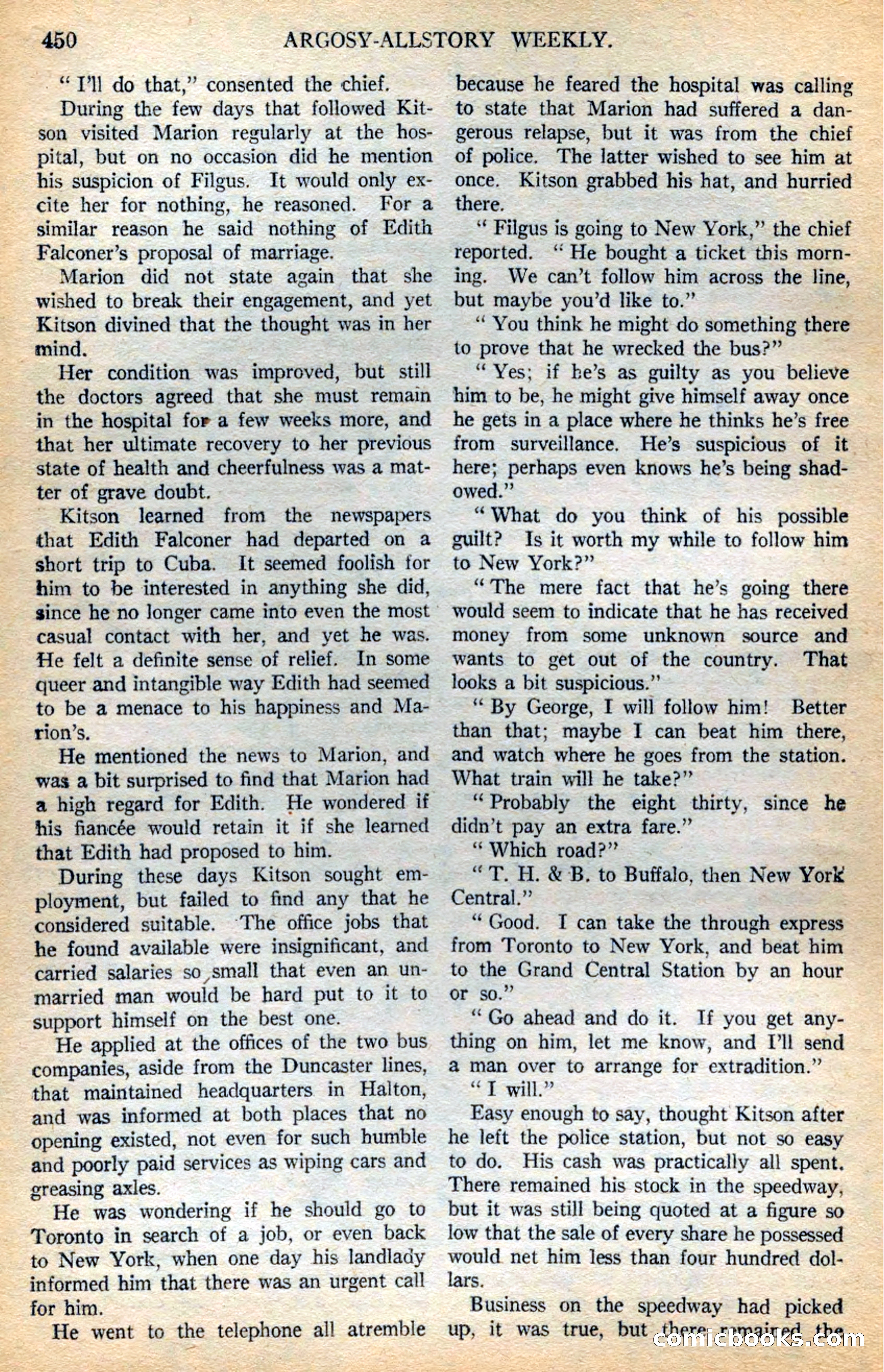 Argosy All-Story Weekly — page 132 of 164