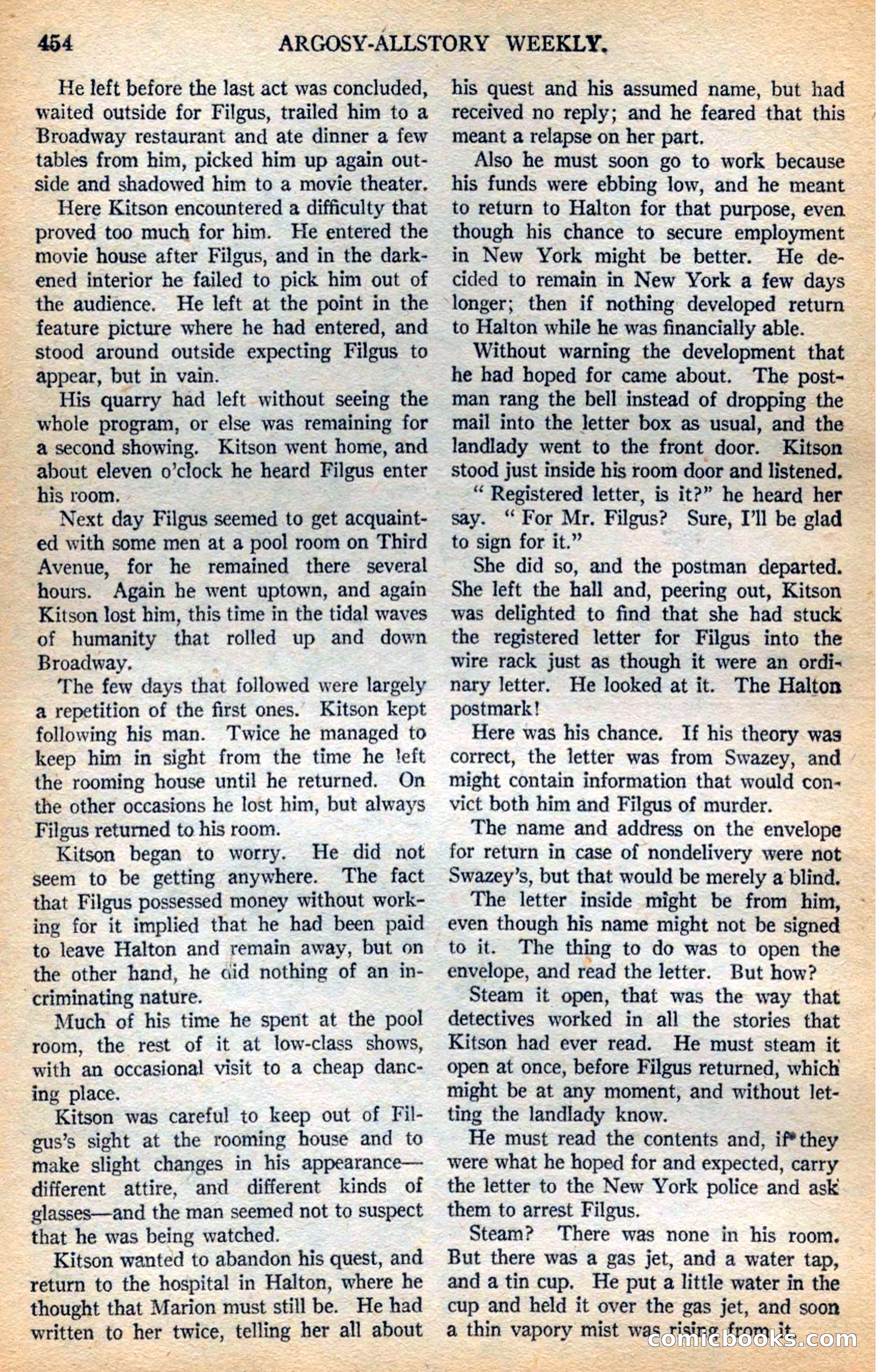 Argosy All-Story Weekly — page 136 of 164