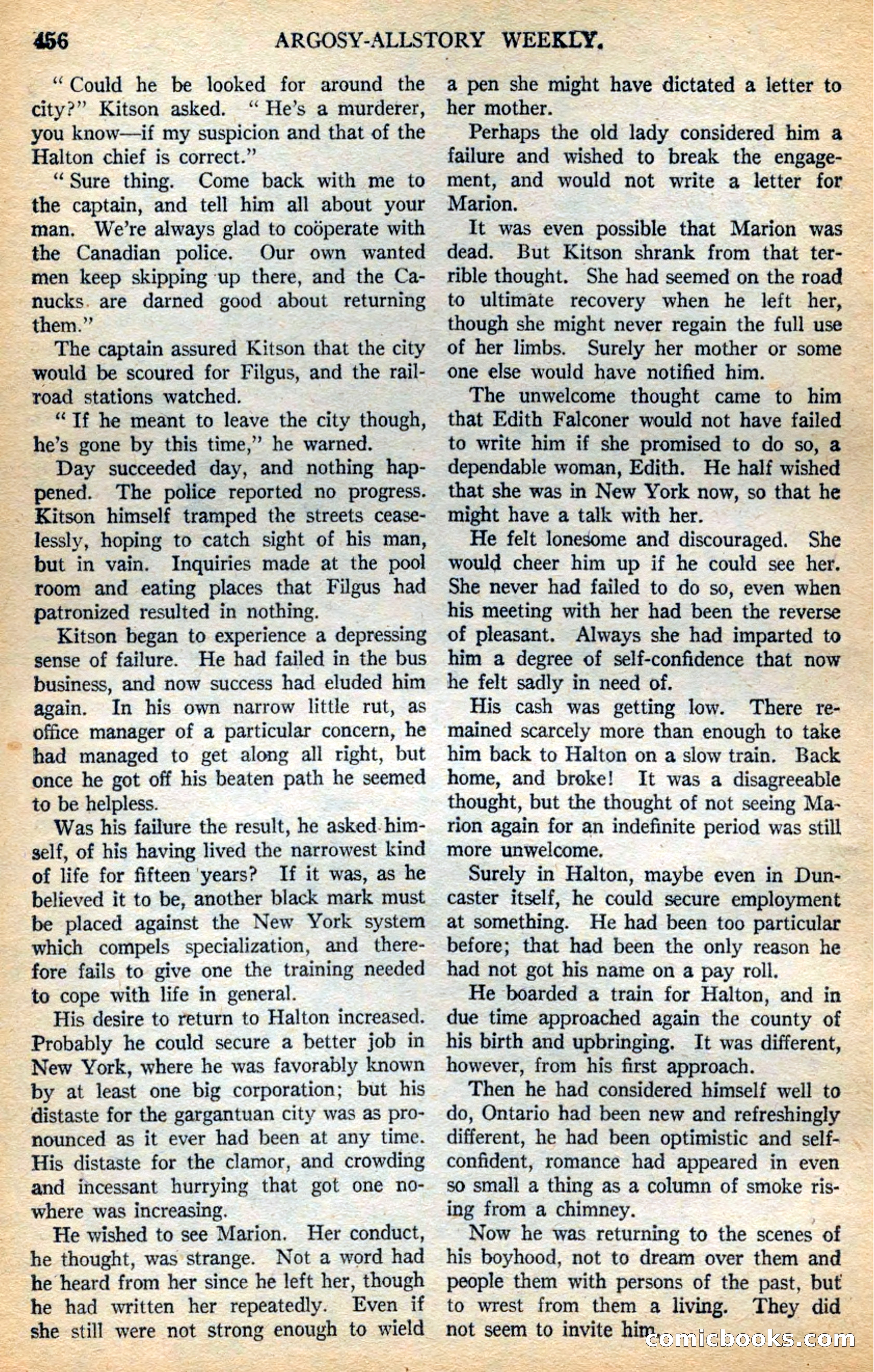 Argosy All-Story Weekly — page 138 of 164