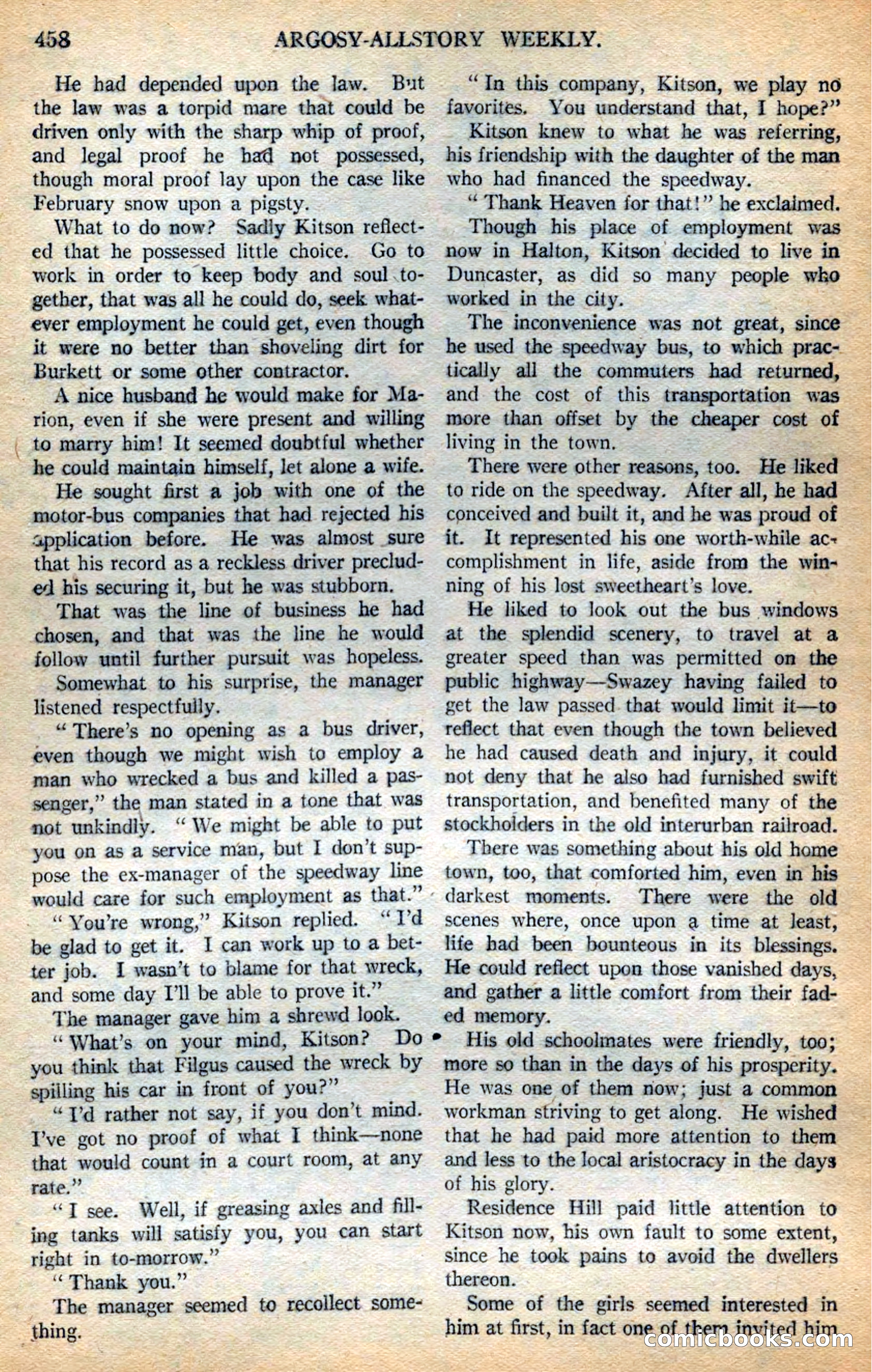 Argosy All-Story Weekly — page 140 of 164