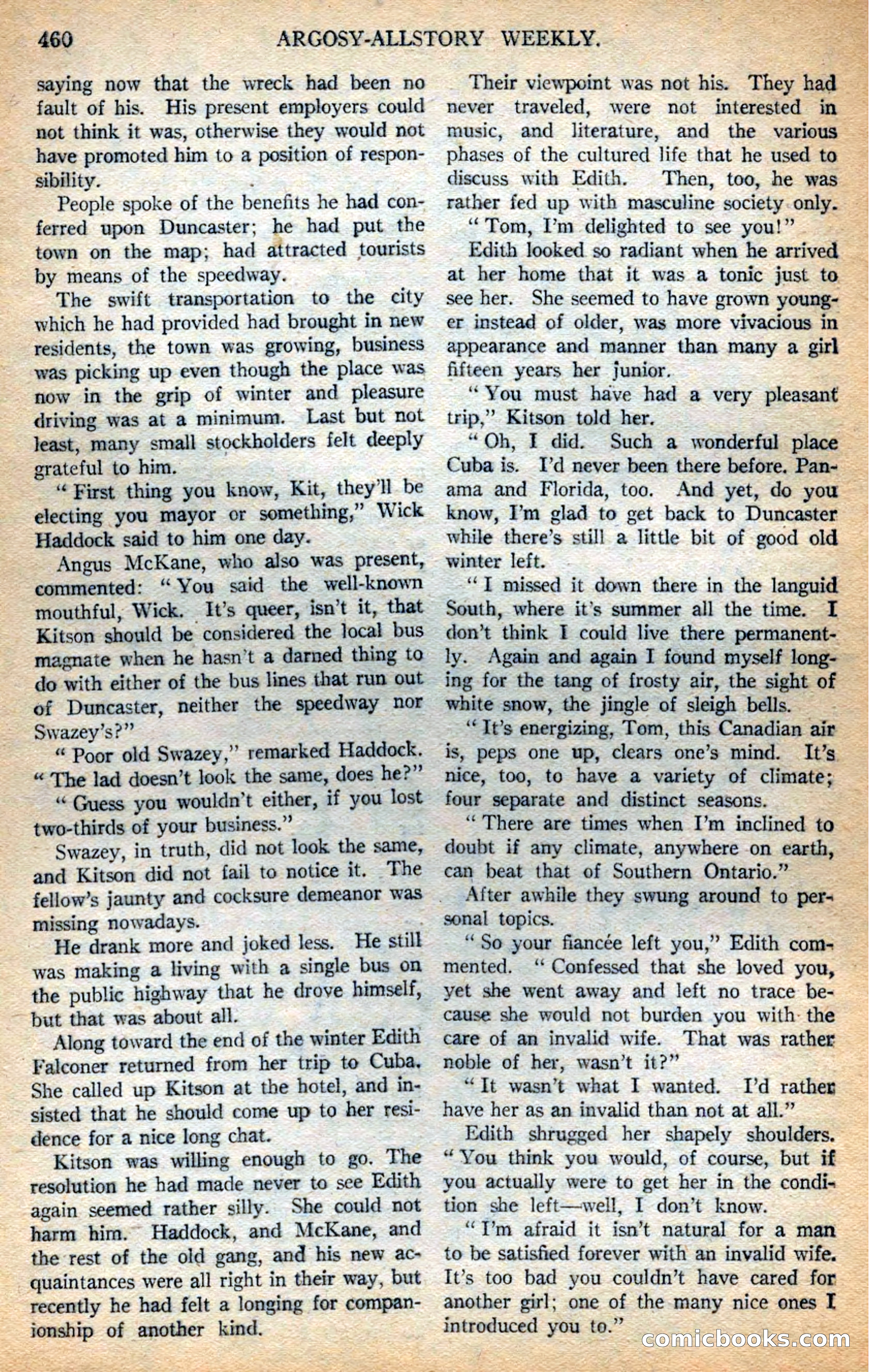 Argosy All-Story Weekly — page 142 of 164