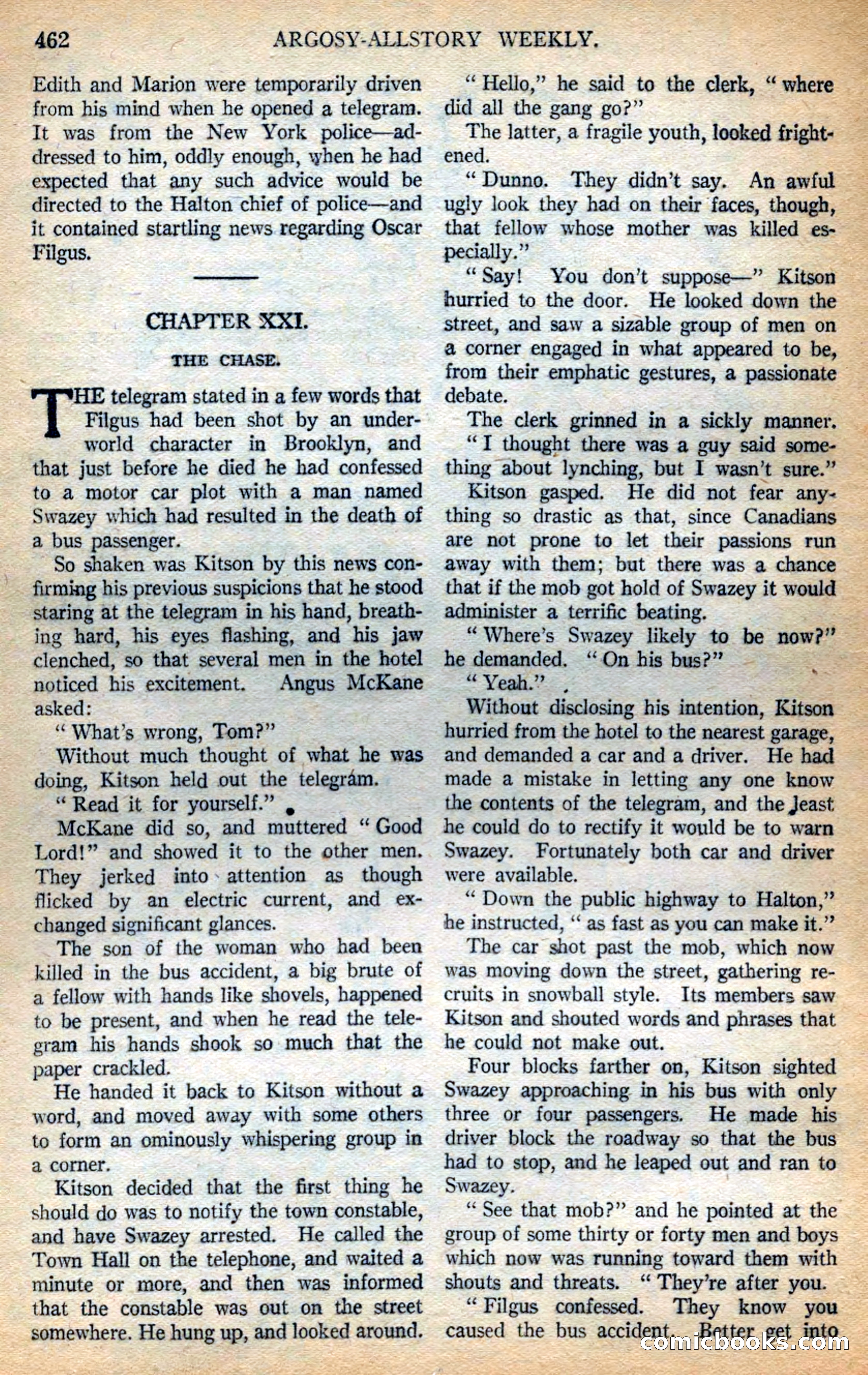 Argosy All-Story Weekly — page 144 of 164