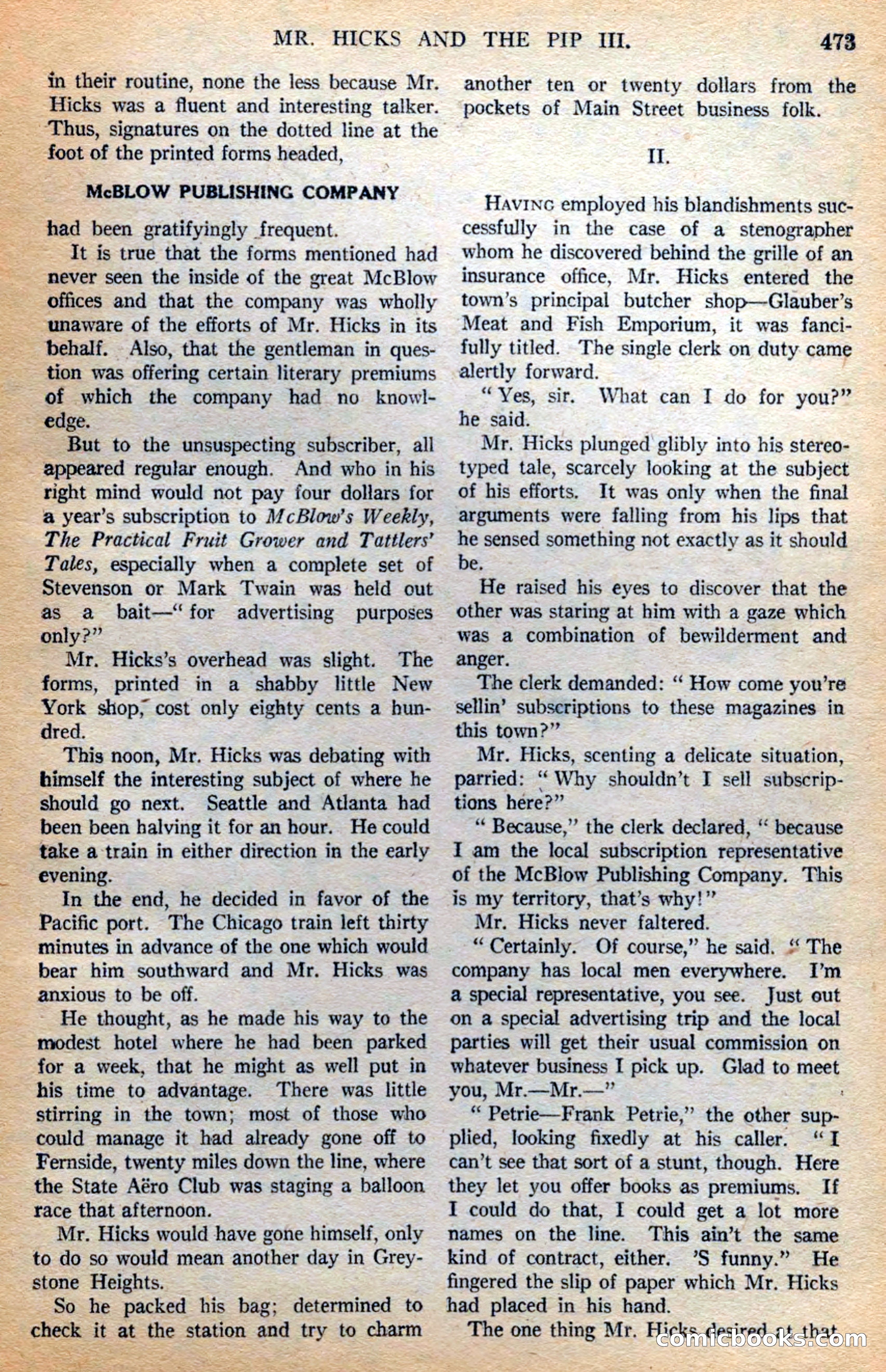 Argosy All-Story Weekly — page 155 of 164
