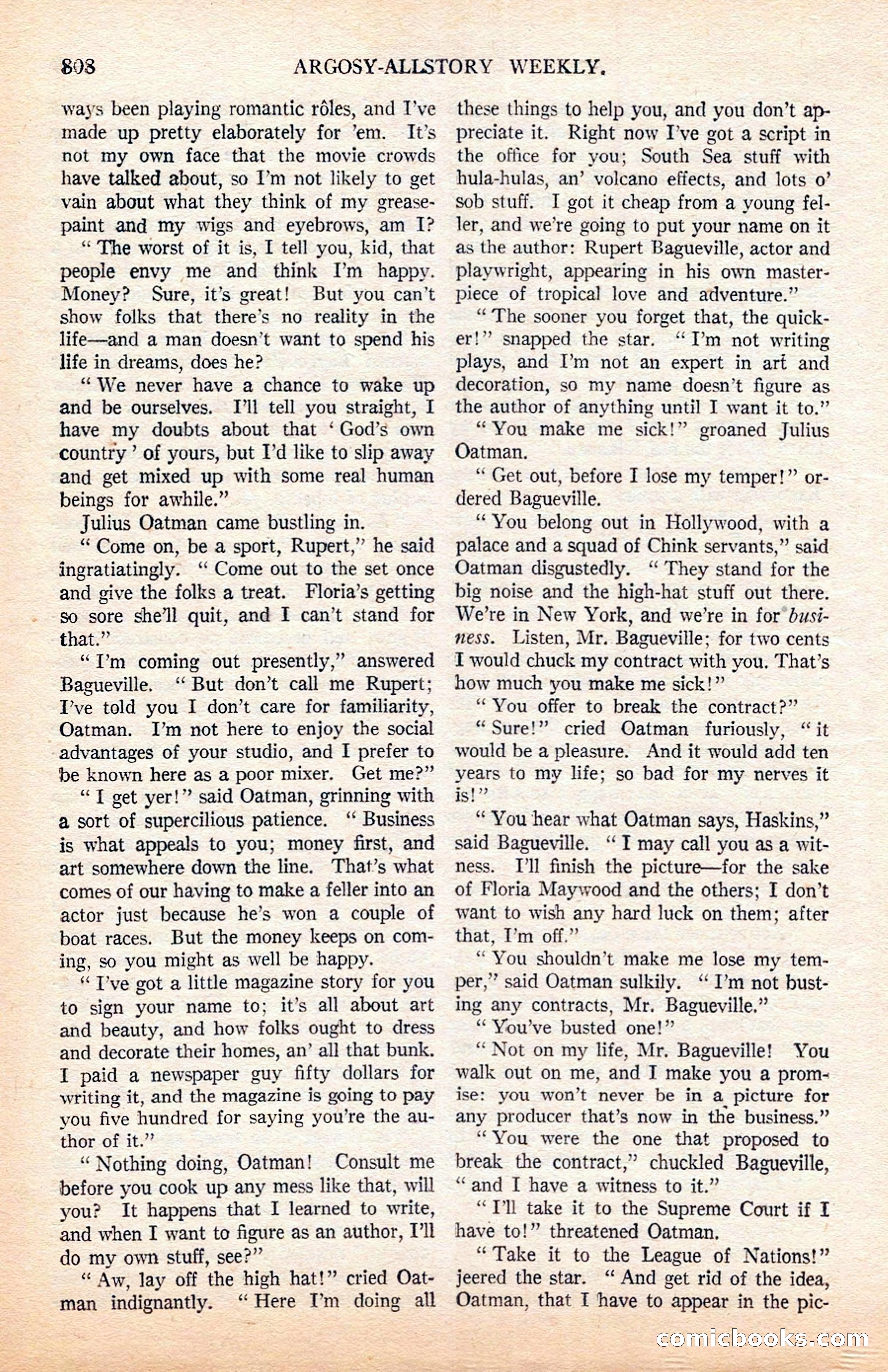 Argosy All-Story Weekly — page 10 of 164