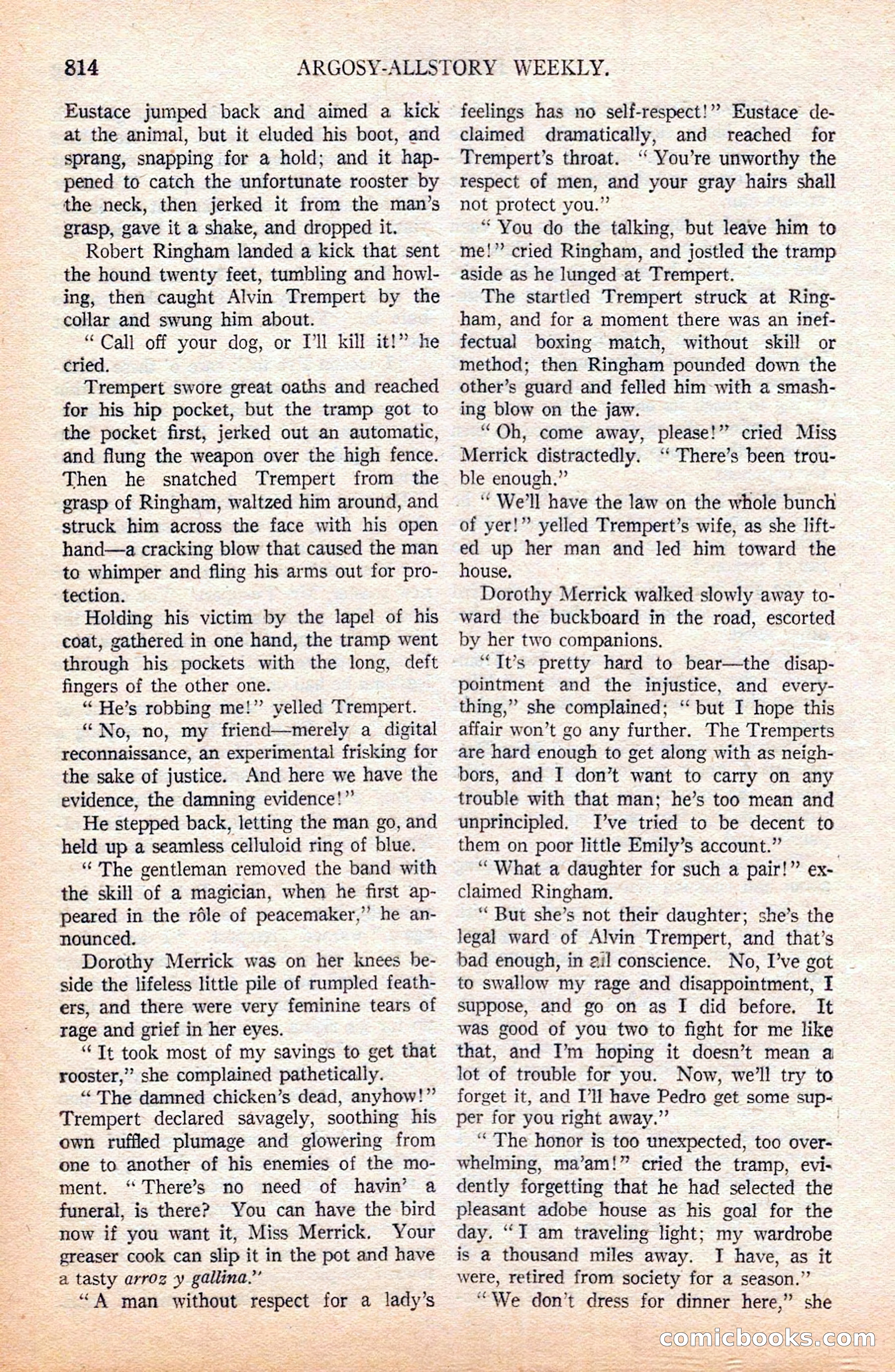 Argosy All-Story Weekly — page 16 of 164