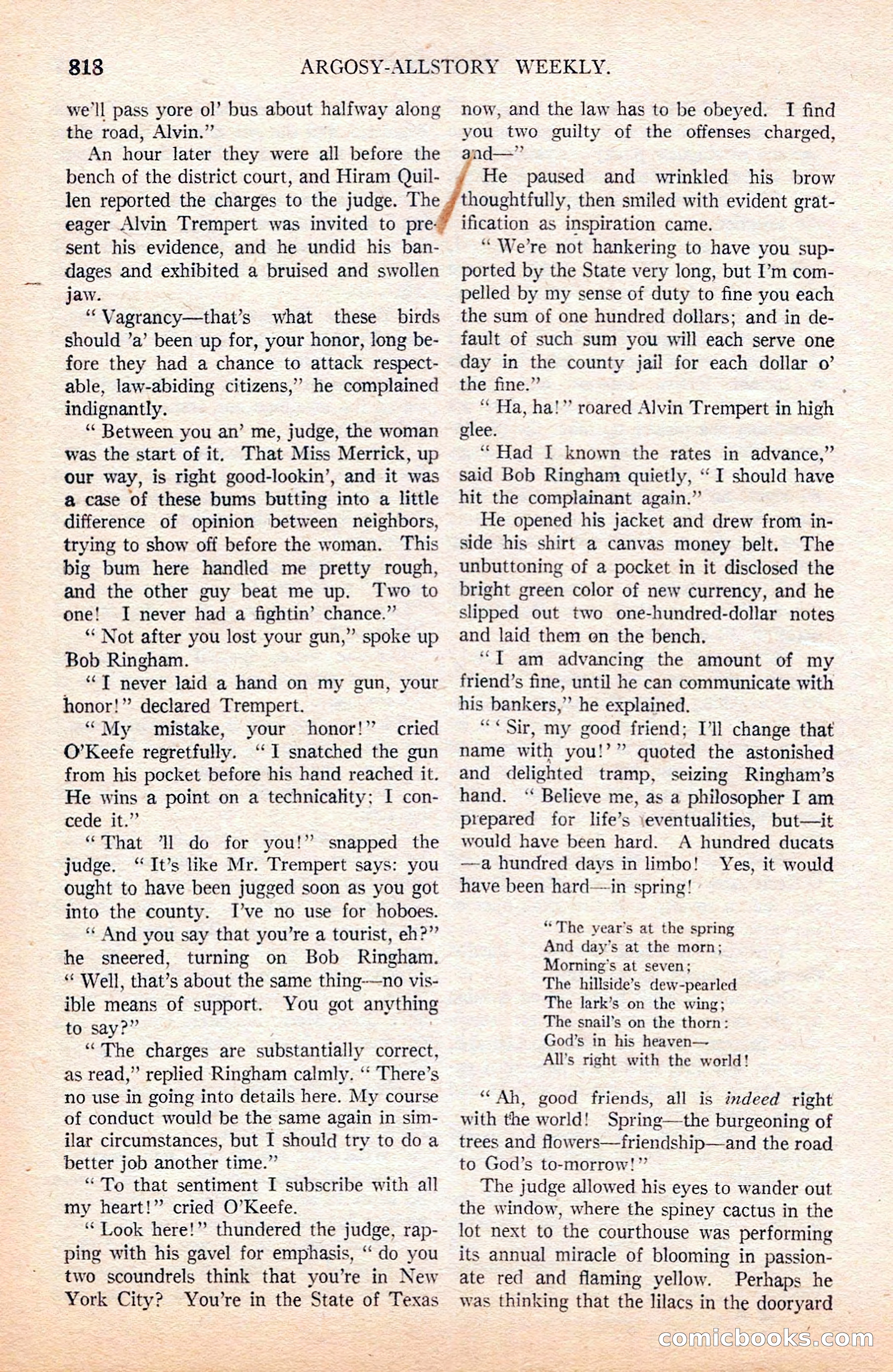 Argosy All-Story Weekly — page 20 of 164
